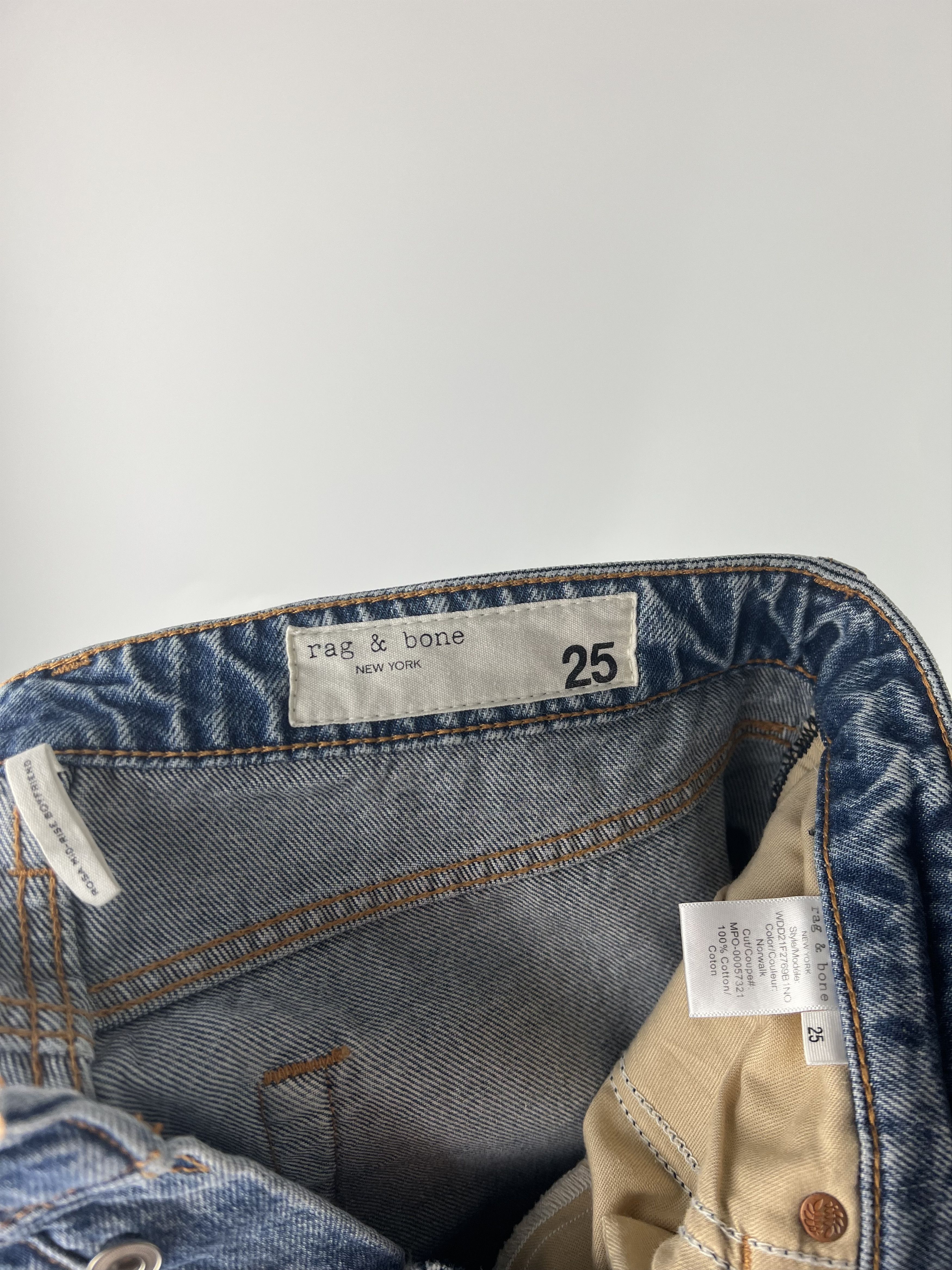 Rag & Bone Rag Bone Women's Boyfriend Ankle Jeans Size 25 Size 25" / US 0 / IT 36 - 6 Thumbnail