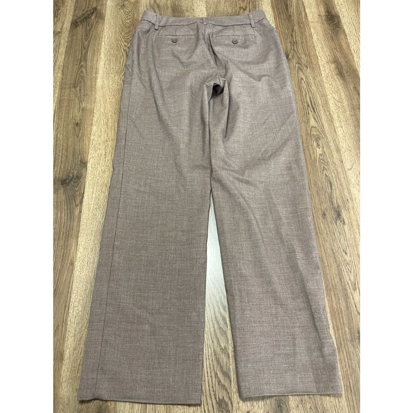 Apt. 9 Apt. 9 Pants Womens 6P Brown Dress Pants Straight Leg Casual Solid Petite 29in Inseam Men? No gender end: Womens Size 28" / US 6 / IT 42 - 2 Thumbnail