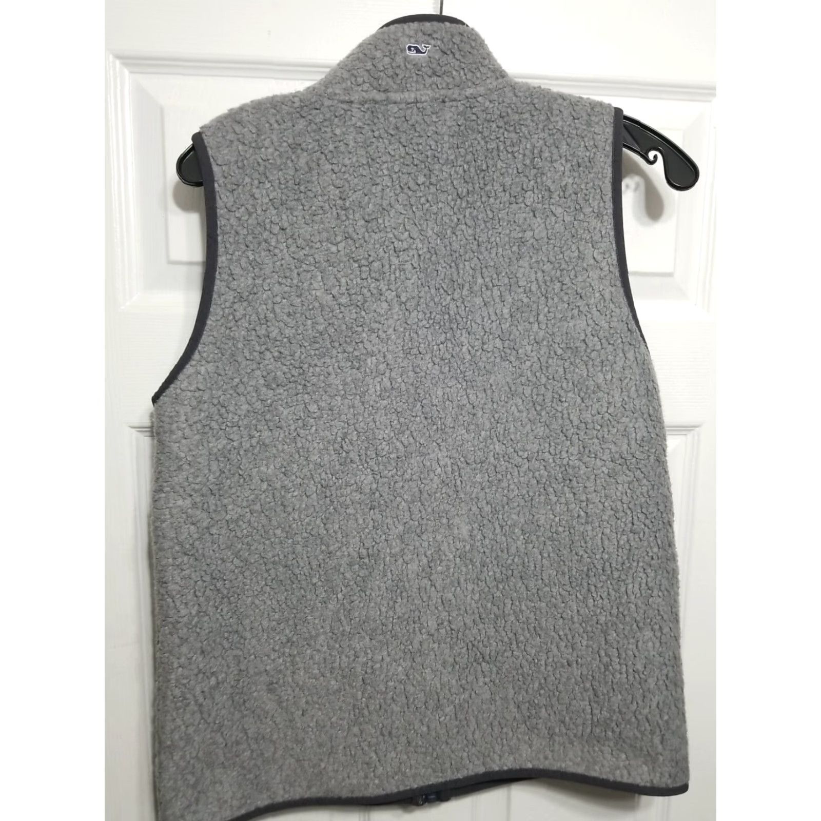 Vineyard Vines Vineyard Vines Vest Shirt Women Gray Full Zip Sleeveless Sherpa Harbor Top S Regular Size/Vest Size S / US 4 / IT 40 - 3 Thumbnail