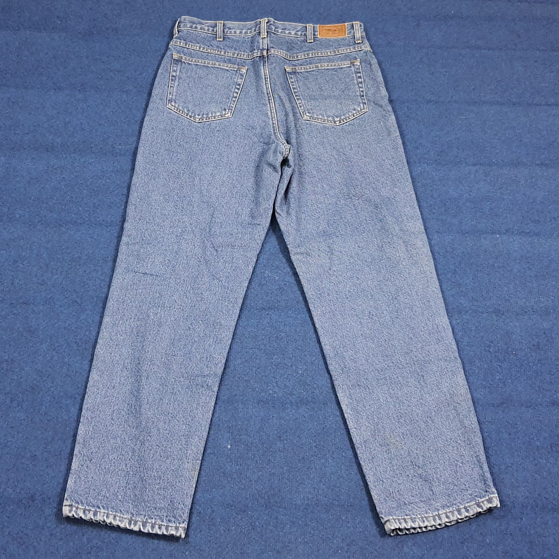 L.L. Bean Vintage L.L. Bean Double L Fleece Lined Jeans C280N1 Size US 33 - 3 Thumbnail