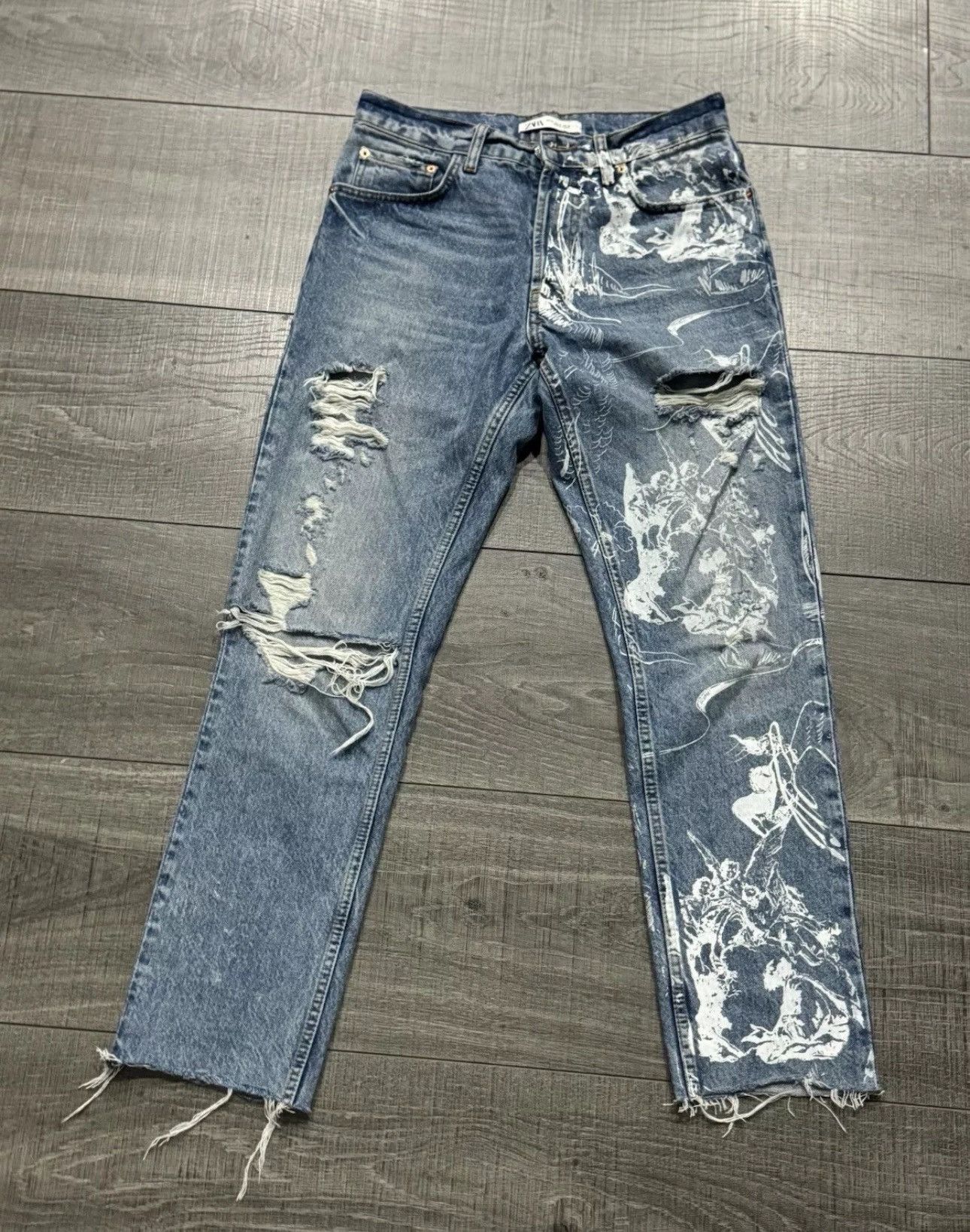 Zara Unique ZARA Men’s Jeans W30 L30 Size US 30 / EU 46 - 1 Thumbnail