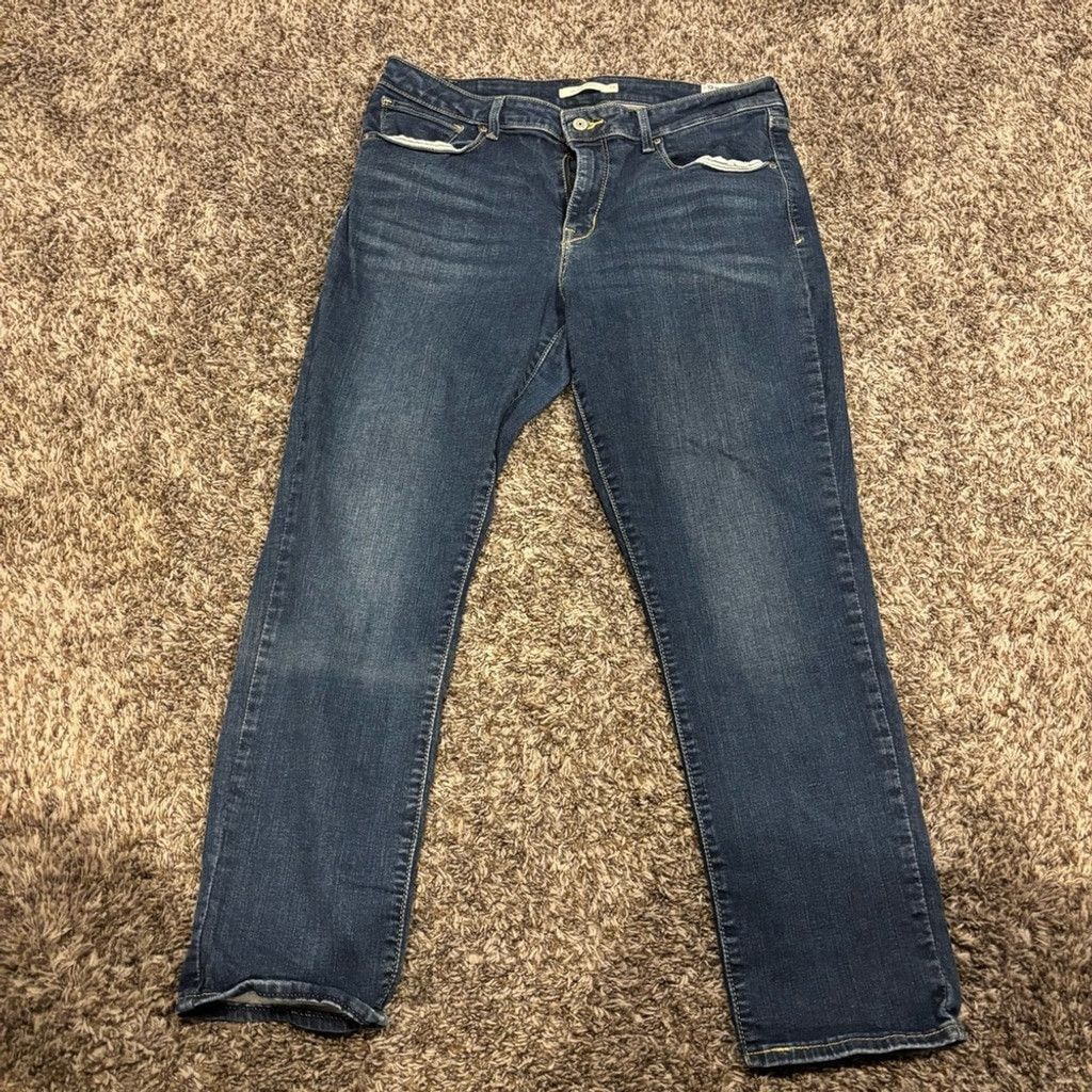 Levi's Levi's Women's Mid Rise Skinny Jeans Size 38" / US 16 / IT 52 - 4 Thumbnail