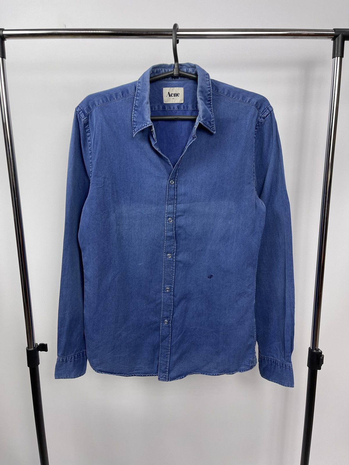 Acne Studios Acne Studios Shirt Denim Size 46 Blue Vintage 100% Cotton Size US S / EU 44-46 / 1 - 1 Thumbnail
