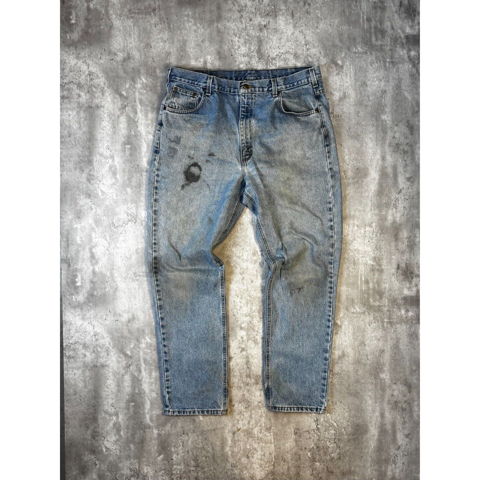 Carhartt Carhartt Traditional Fit Light Wash Denim Pants Size 39 Size US 39 - 1 Thumbnail