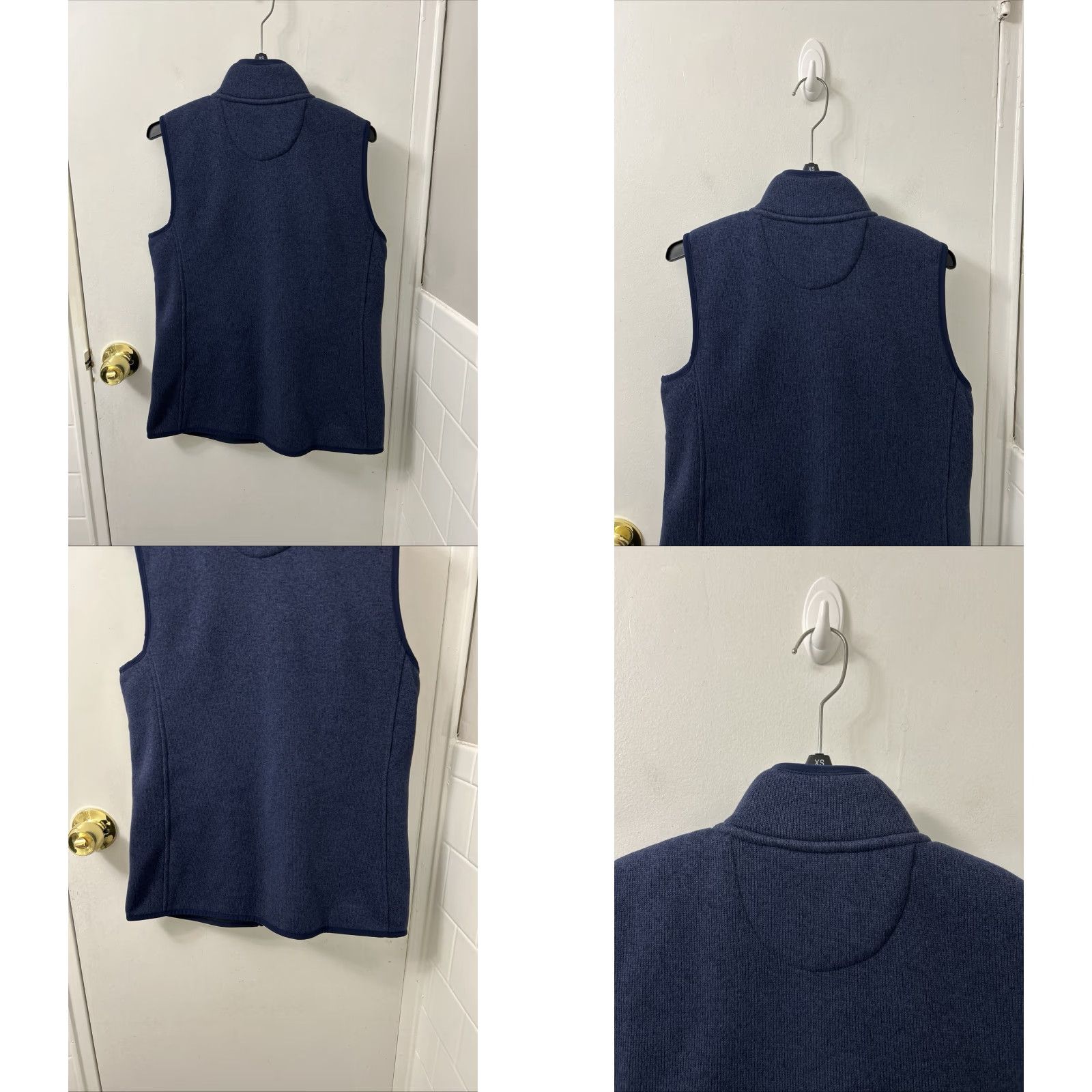Vintage L.L. Bean Vest Womens Size S Navy Blue Full Zip Pockets Fleece Size S / US 4 / IT 40 - 8 Thumbnail