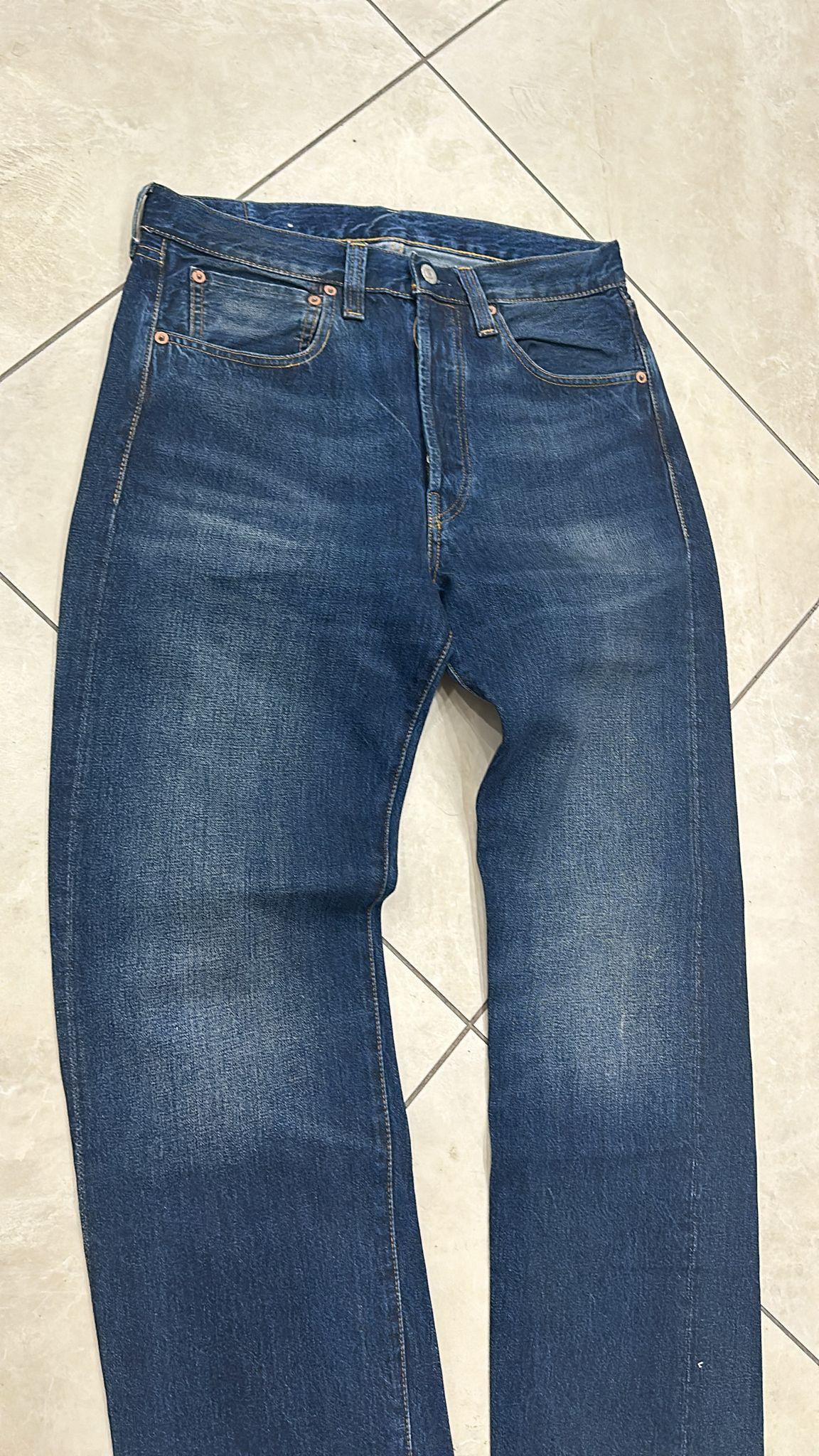 Levi's Vintage Clothing LVC Levi's Vintage Clothing 1947 501XX BigE Selvedge Jeans Size US 32 / EU 48 - 6 Thumbnail