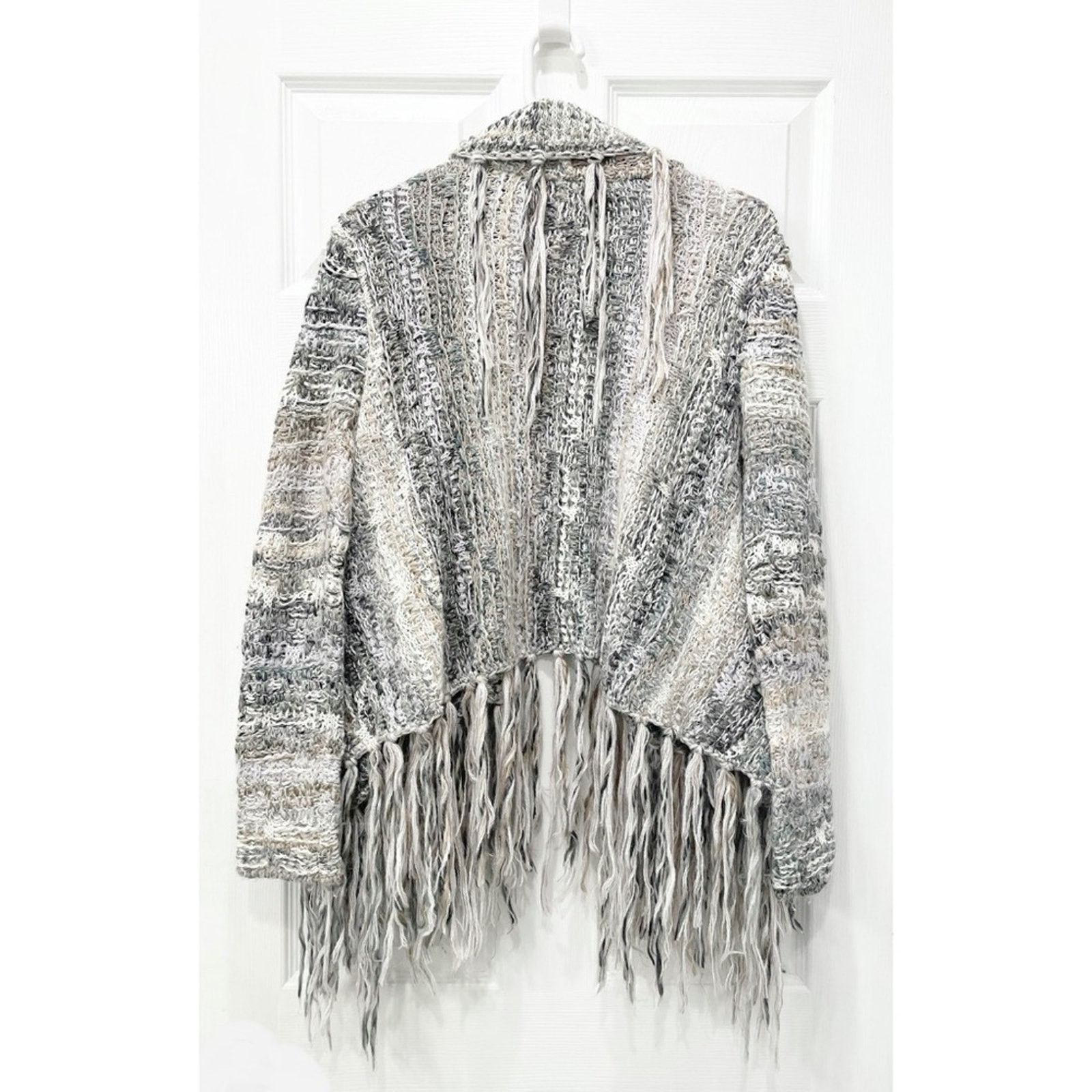 Free People Free People Birkenstock Fringe Cardigan Size M / US 6-8 / IT 42-44 - 2 Thumbnail