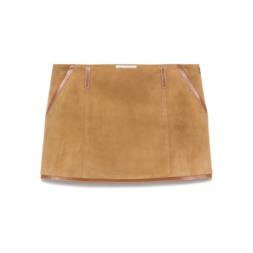 Miu Miu Miu Miu BROWN Skirts - Straight Skirts Size 27" / US 4 / IT 40 - 1 Thumbnail