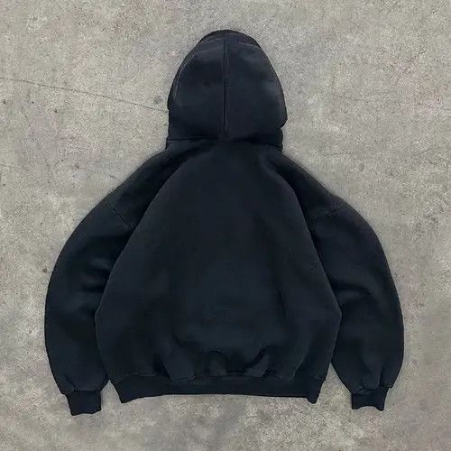 Japanese Brand Hoodie Black washed vintage palm print hoodie Size US L / EU 52-54 / 3 - 2 Thumbnail