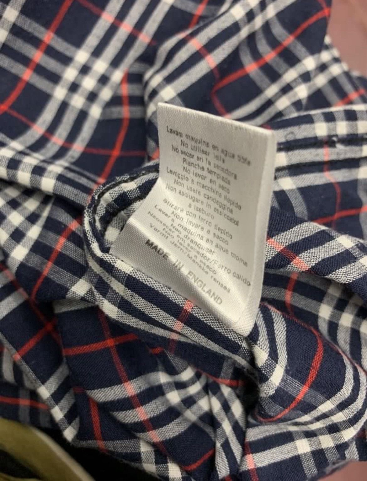 Burberry Burberry Nova Check Button Up Shirt Mens Size XL Size US XL / EU 56 / 4 - 5 Thumbnail