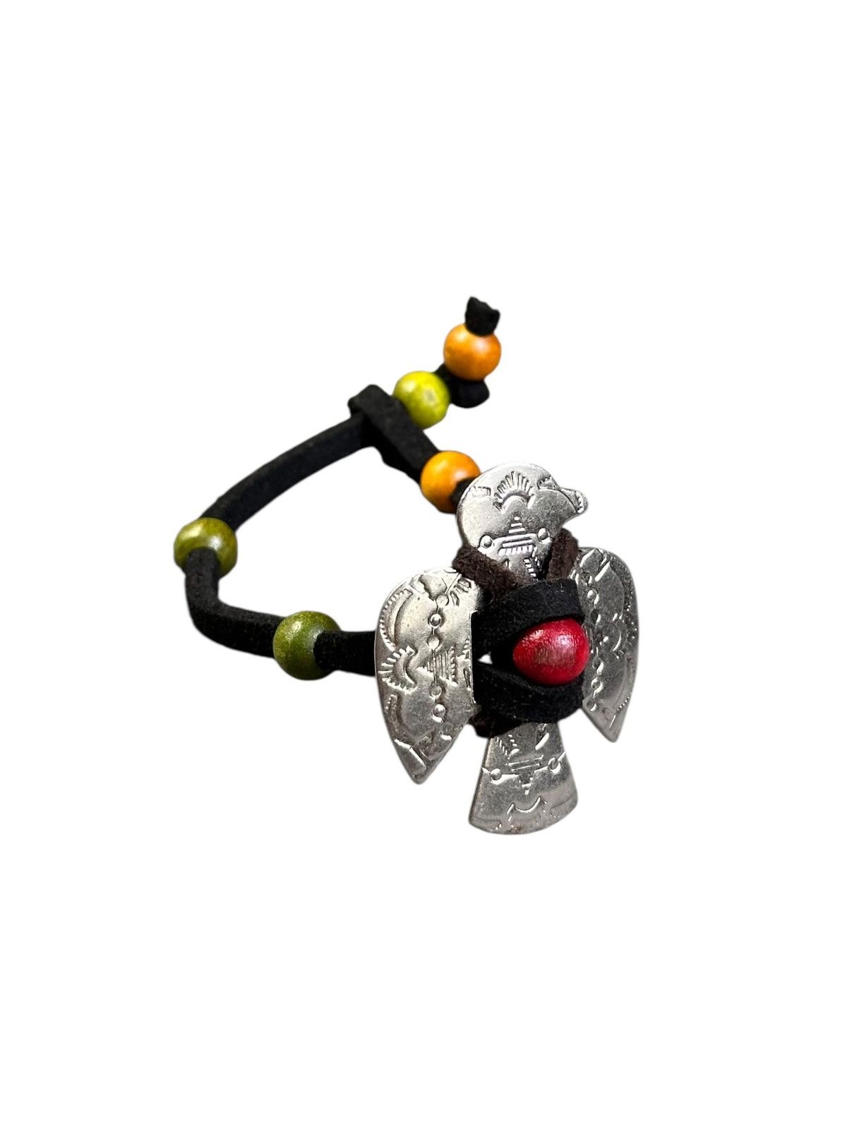 Vintage VINTAGE NAVAJO INSPIRED STAMPED THUNDERBIRD BRACELET Size ONE SIZE - 1 Thumbnail