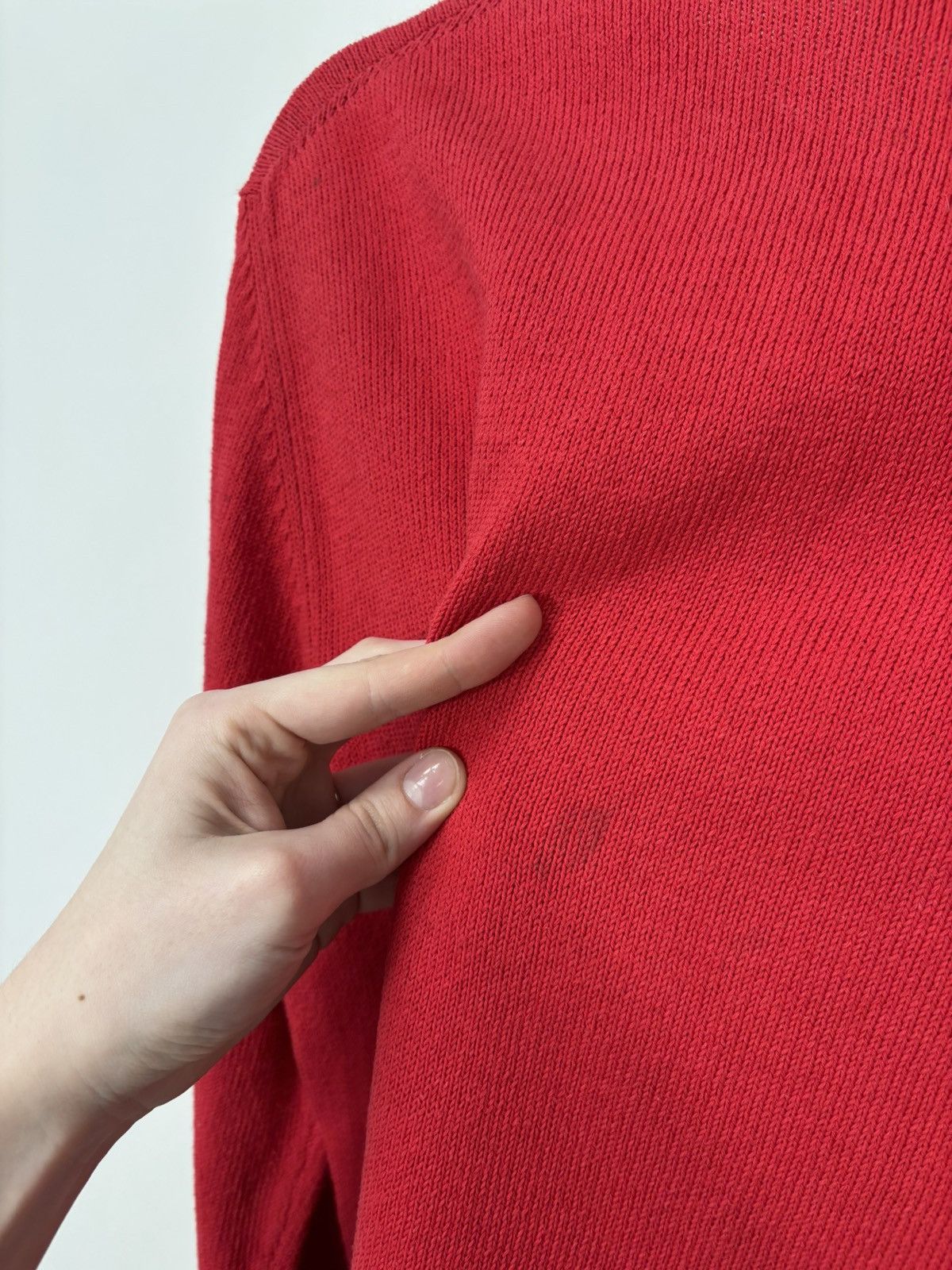 Etro Etro Milano Men’s Slim Fit Red Geometric Intarsia Sweater Size US M / EU 48-50 / 2 - 13 Thumbnail