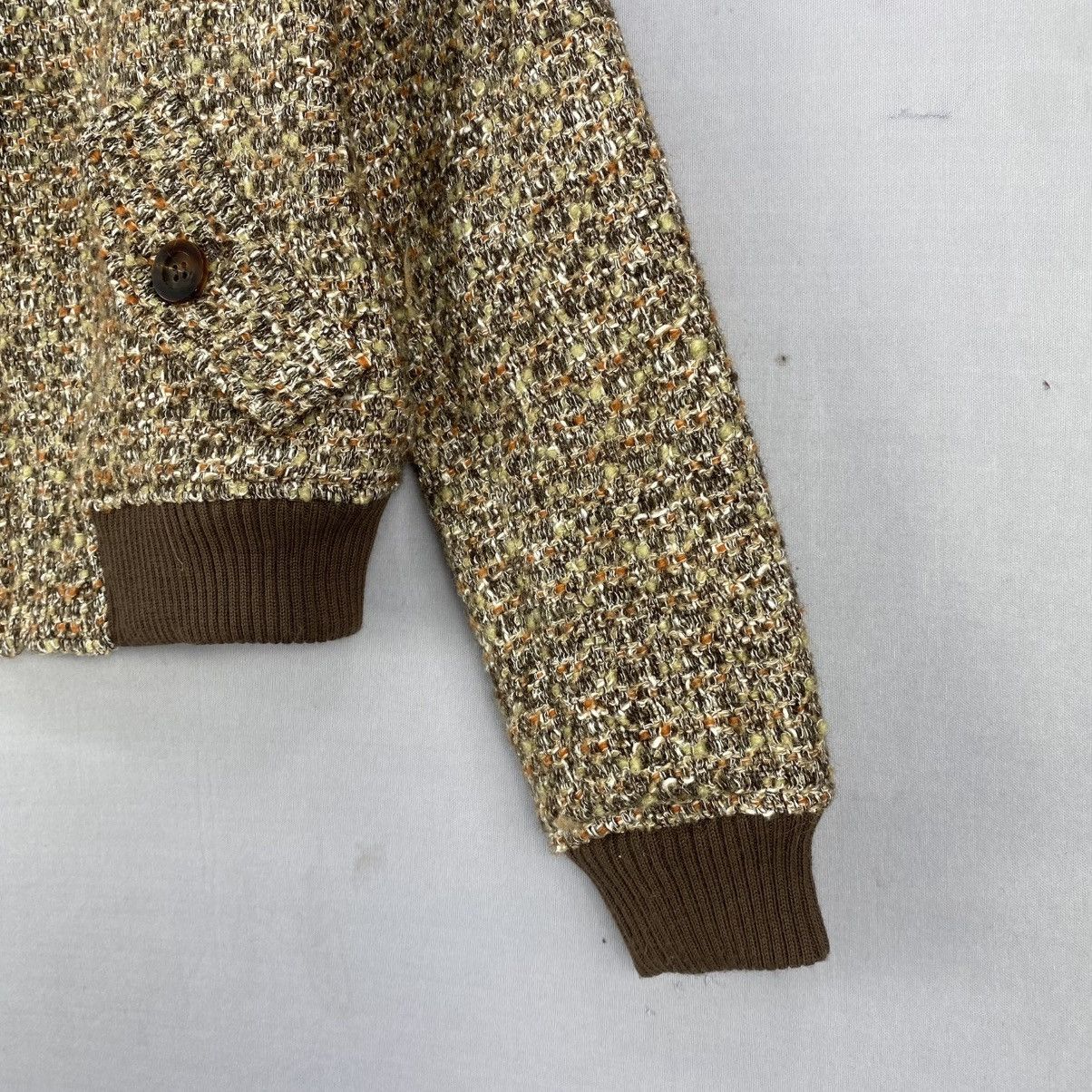 Aran Isles Knitwear Vintage Y2k Knitwear Bomber Jacket By Paodelo Size XXS / US 00 / IT 34 - 3 Thumbnail