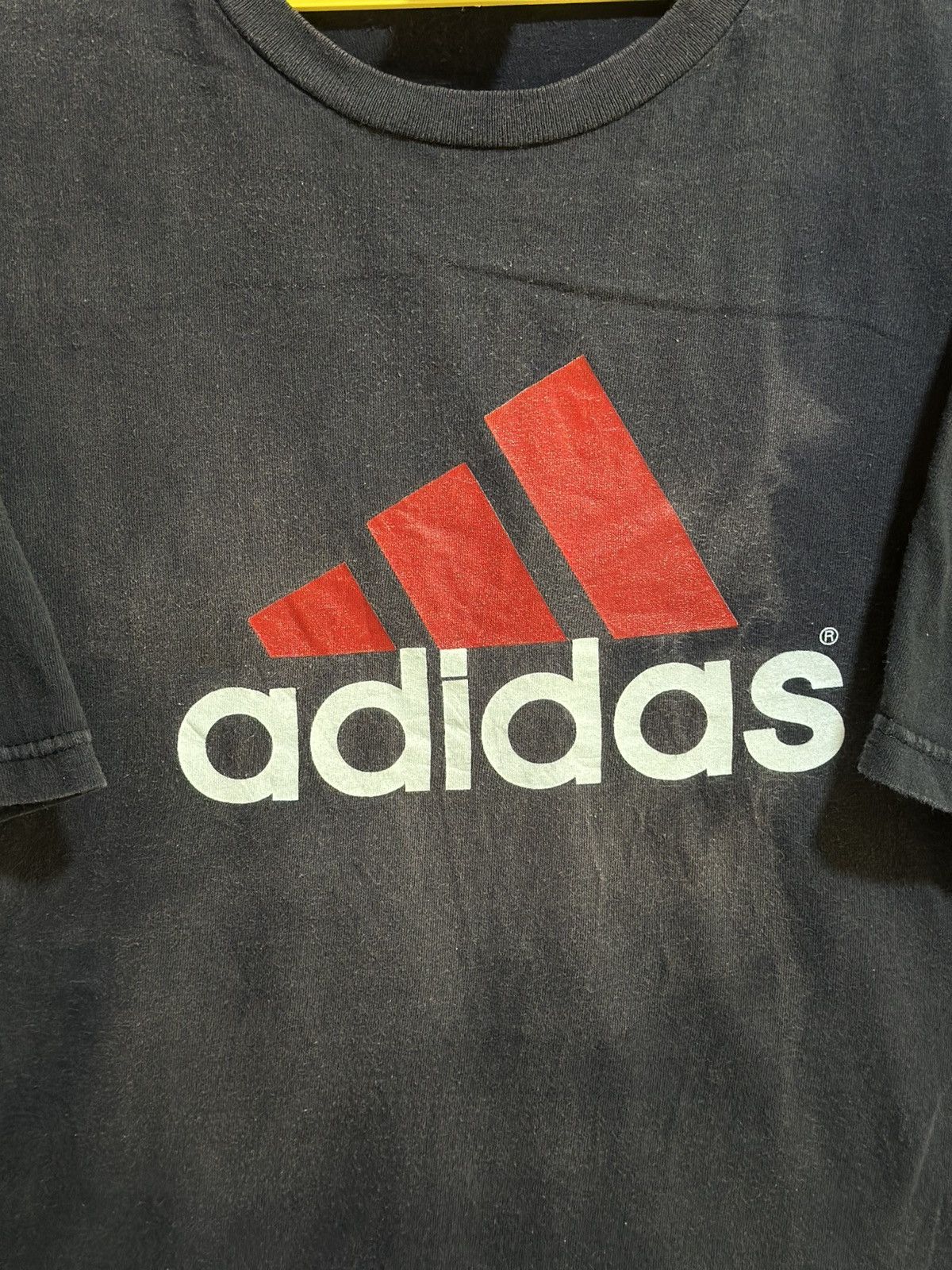 Adidas Thrashed Vintage Adidas 90s Sportwear Sun Faded Tee Size US XL / EU 56 / 4 - 2 Thumbnail