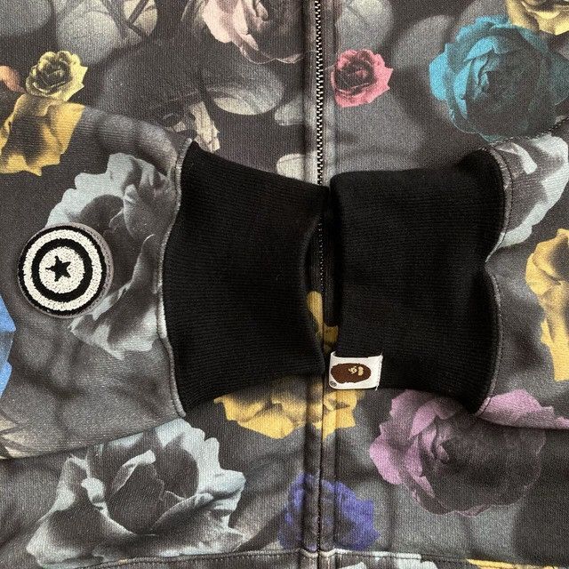 Bape BAPE Floral camo shark full zip hoodie a bathing ape Size US M / EU 48-50 / 2 - 6 Thumbnail