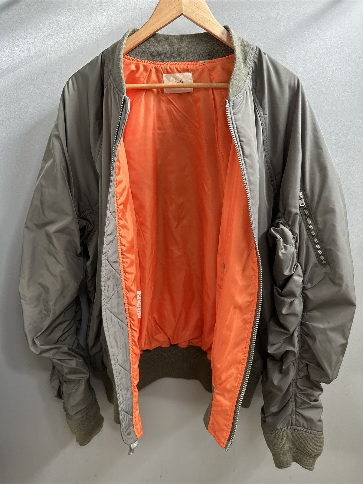 FOG FOG Collection One Men’s Olive Green Bomber Jacket Size XL Size US XL / EU 56 / 4 - 5 Thumbnail