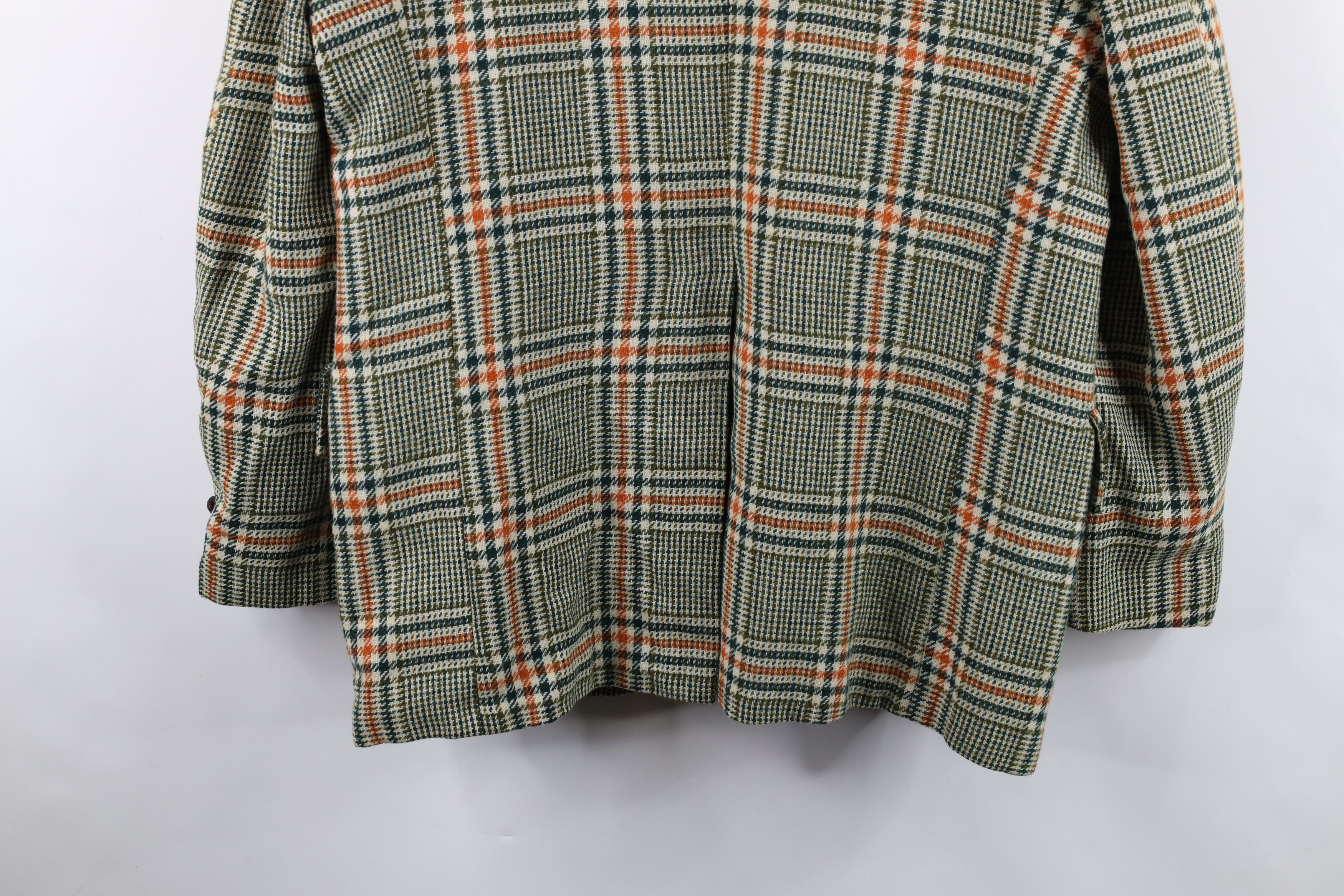 Vintage Vintage 60s 70s Wool Tweed Suit Coat Blazer Jacket Plaid USA Size US XXL / EU 58 / 5 - 16 Thumbnail