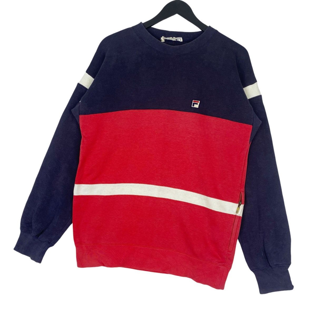 Fila Fila Colorblock Sweathsirt Small Logo Crewneck Pullover Size US L / EU 52-54 / 3 - 3 Thumbnail