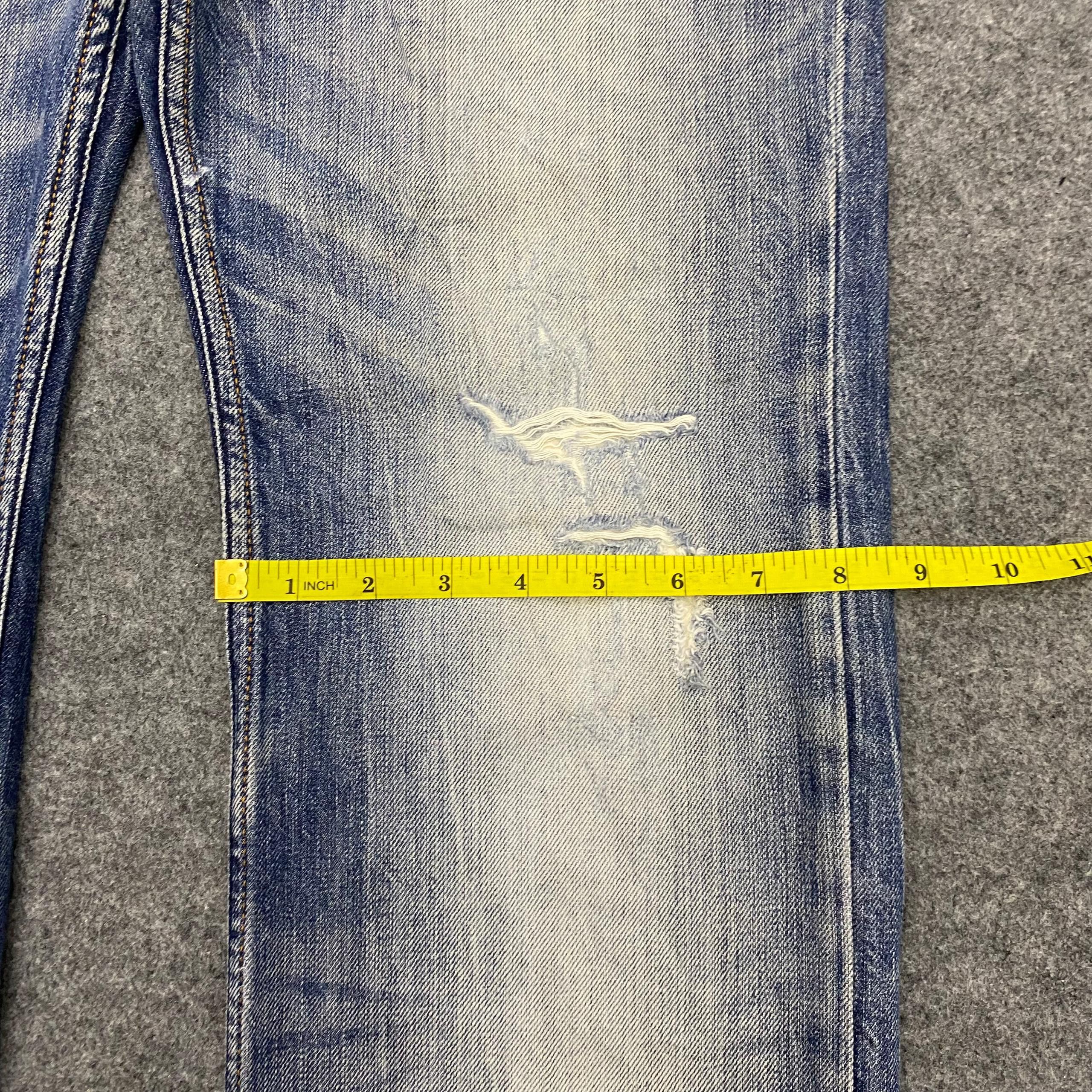 If Six Was Nine 💥Best Offer💥Vintage Diesel Industry Distressed Denim Size US 34 / EU 50 - 4 Thumbnail