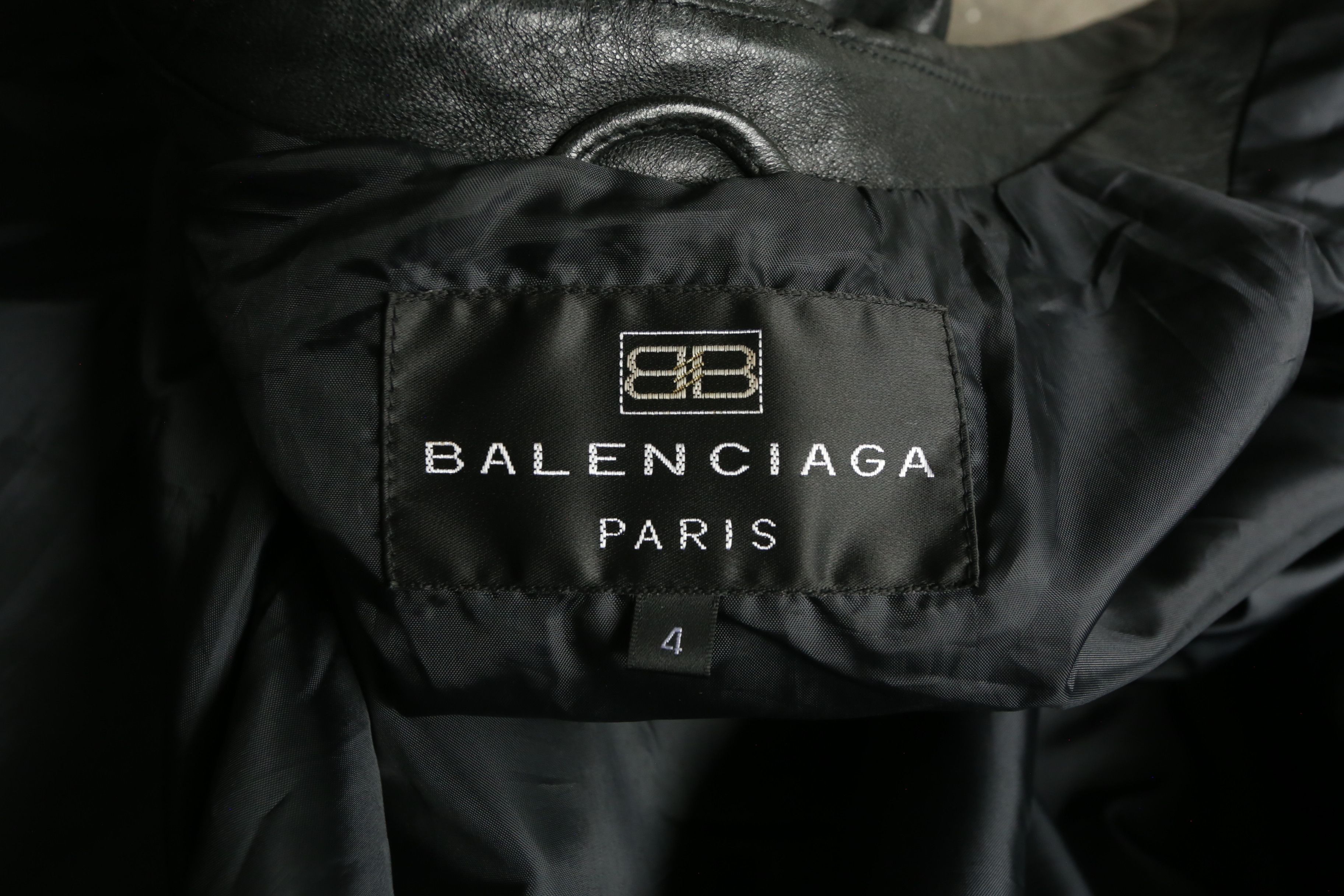 Balenciaga Balenciaga - Vintage - Zip-Up Leather Jacket Size US L / EU 52-54 / 3 - 10 Thumbnail