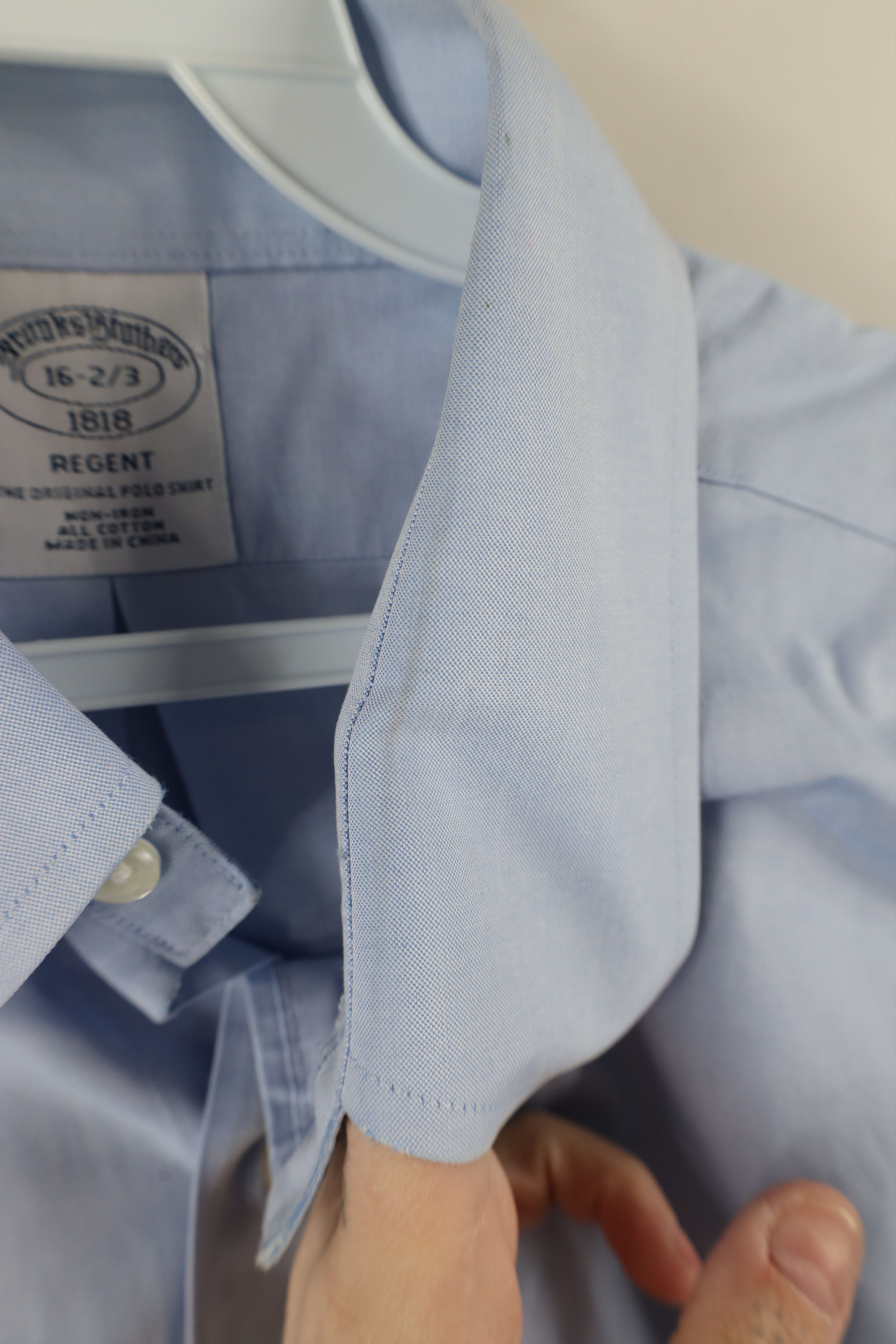 Brooks Brothers × Vintage Vintage 90s Brooks Brothers Cotton Button Down Shirt Size US M / EU 48-50 / 2 - 9 Thumbnail