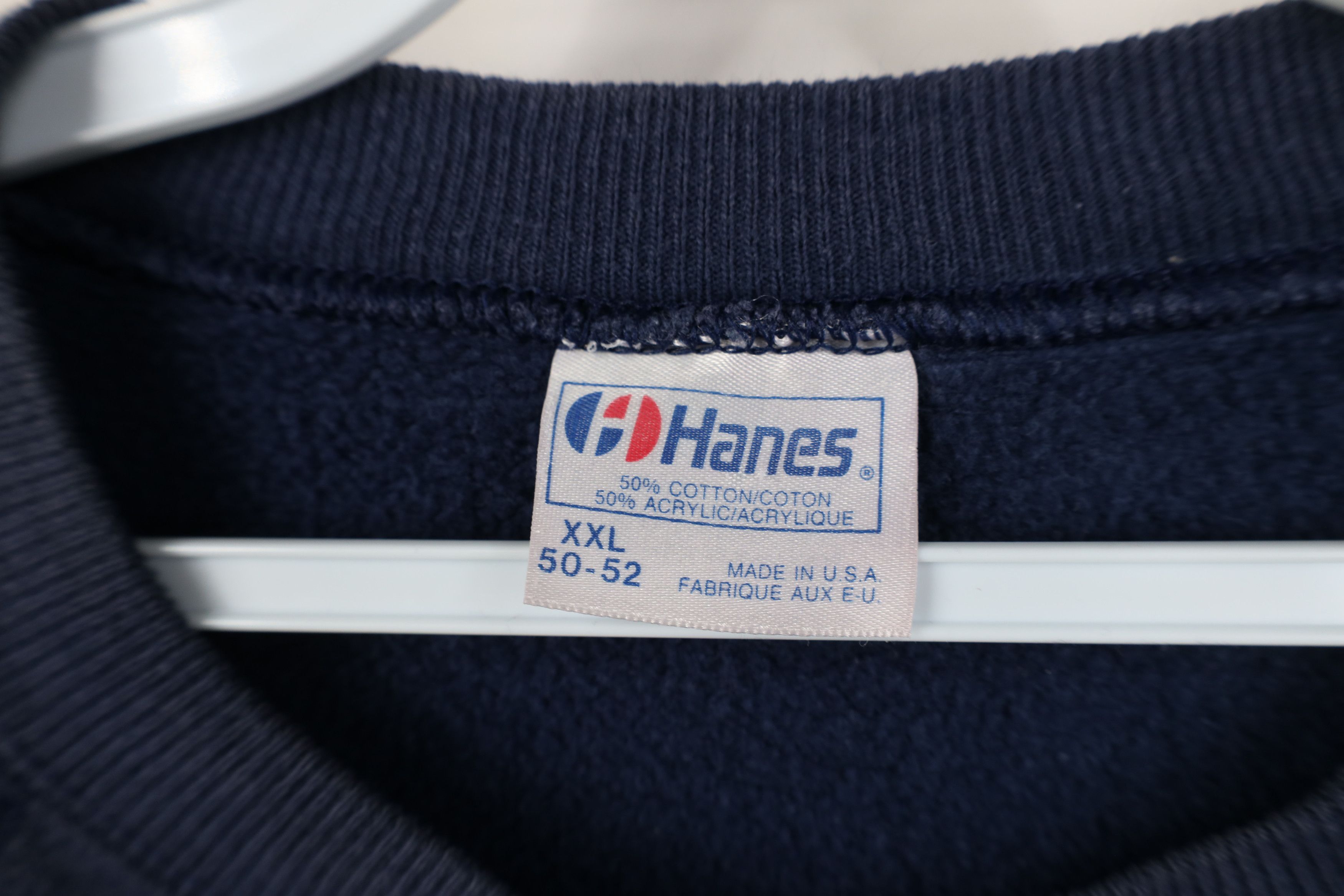 Vintage Vintage 80s Tech Ireland Crewneck Sweatshirt Blue USA Size XXL / US 16-18 / IT 52-54 - 10 Thumbnail