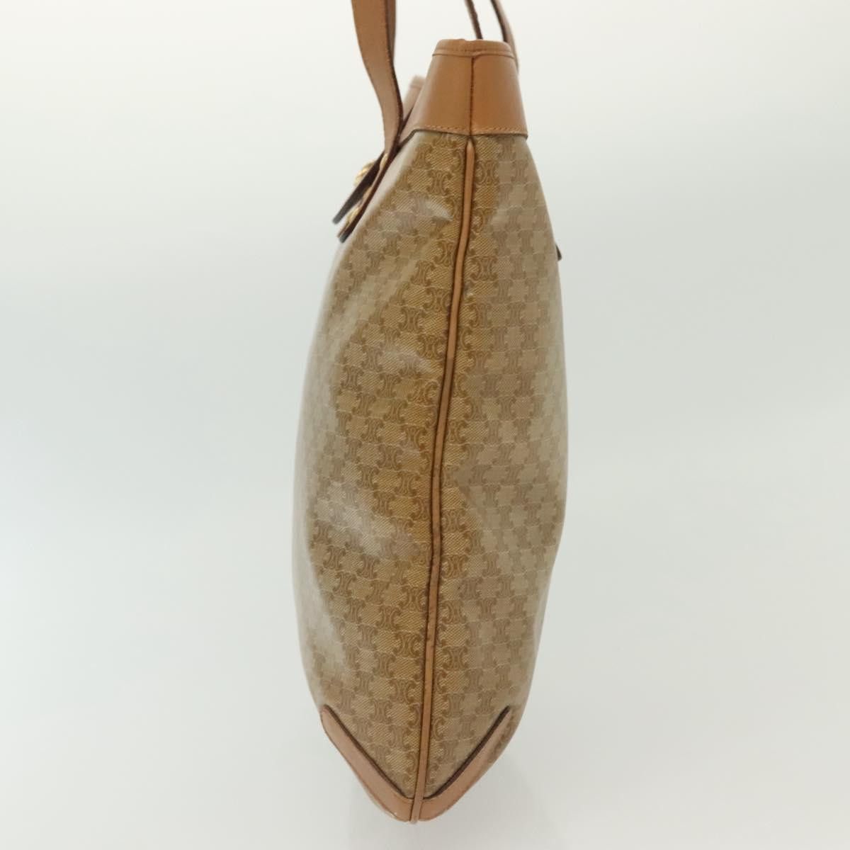 Celine CELINE Macadam Canvas Tote Bag Pvc Beige Gold Size ONE SIZE - 6 Thumbnail