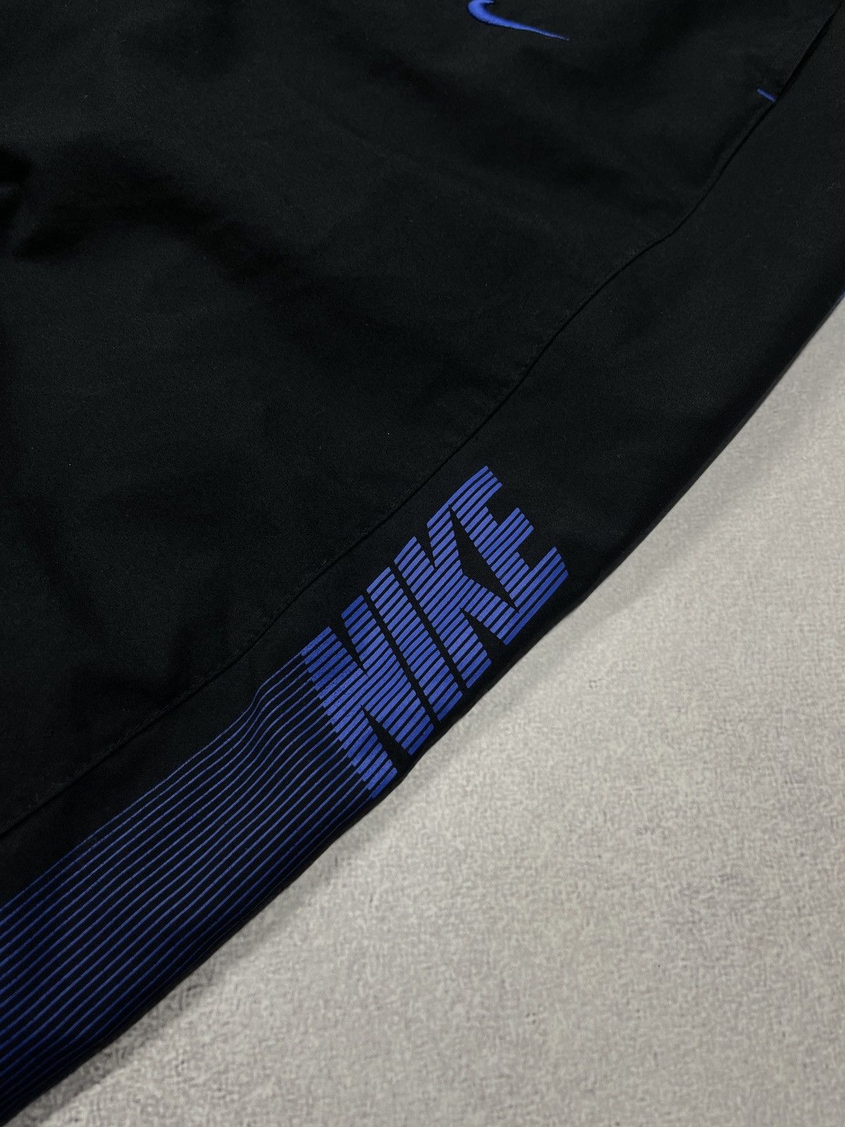 Nike Vintage Nike Nylon Sweatpants Black Double Big Logo Drill Size US 32 / EU 48 - 7 Thumbnail