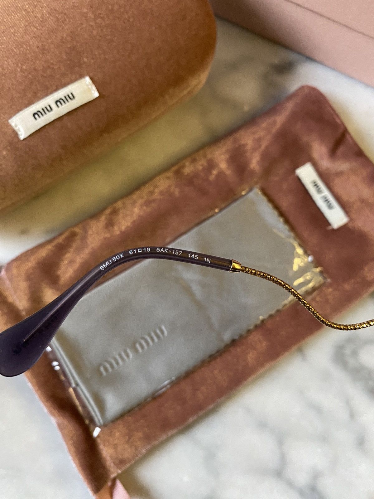 Miu Miu Miu Miu oversized sunglasses Size ONE SIZE - 4 Thumbnail