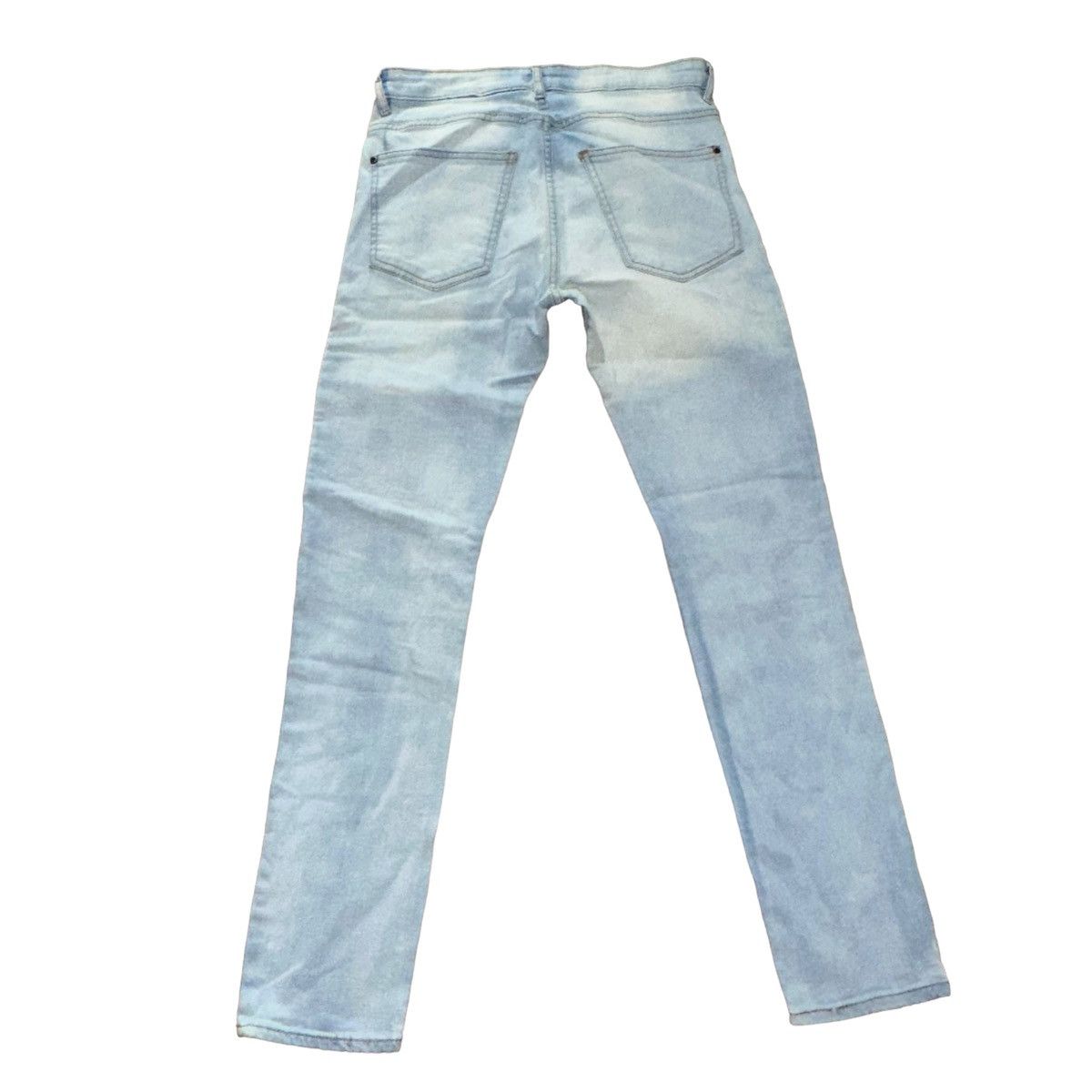 Divided Divided light wash skinny moto button fly jeans Size US 32 / EU 48 - 3 Thumbnail