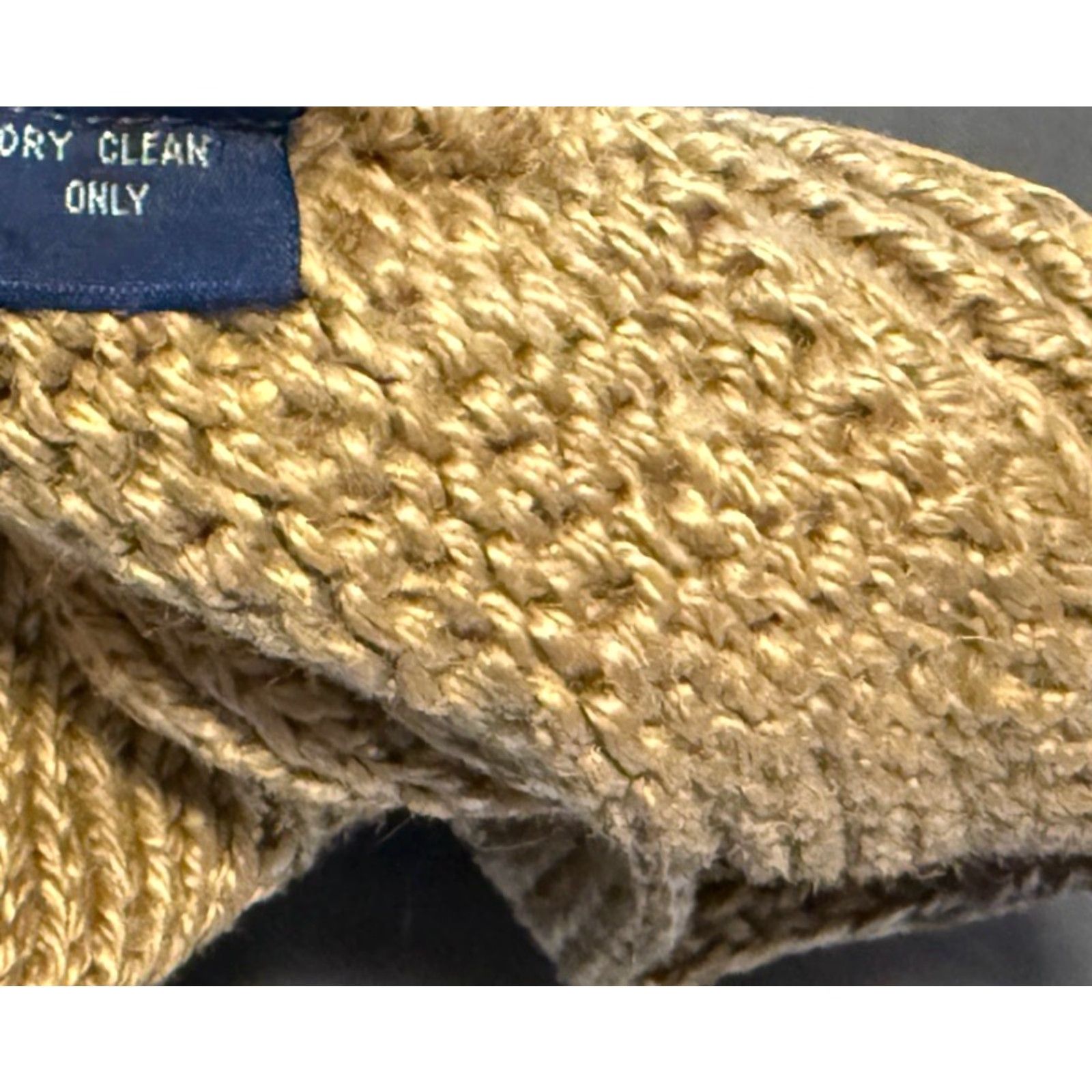 Polo Ralph Lauren VINTAGE Polo Ralph Lauren Jute Knit Sleeveless Vest Unisex Adults Medium Brown Preppy Size M / US 6-8 / IT 42-44 - 7 Thumbnail