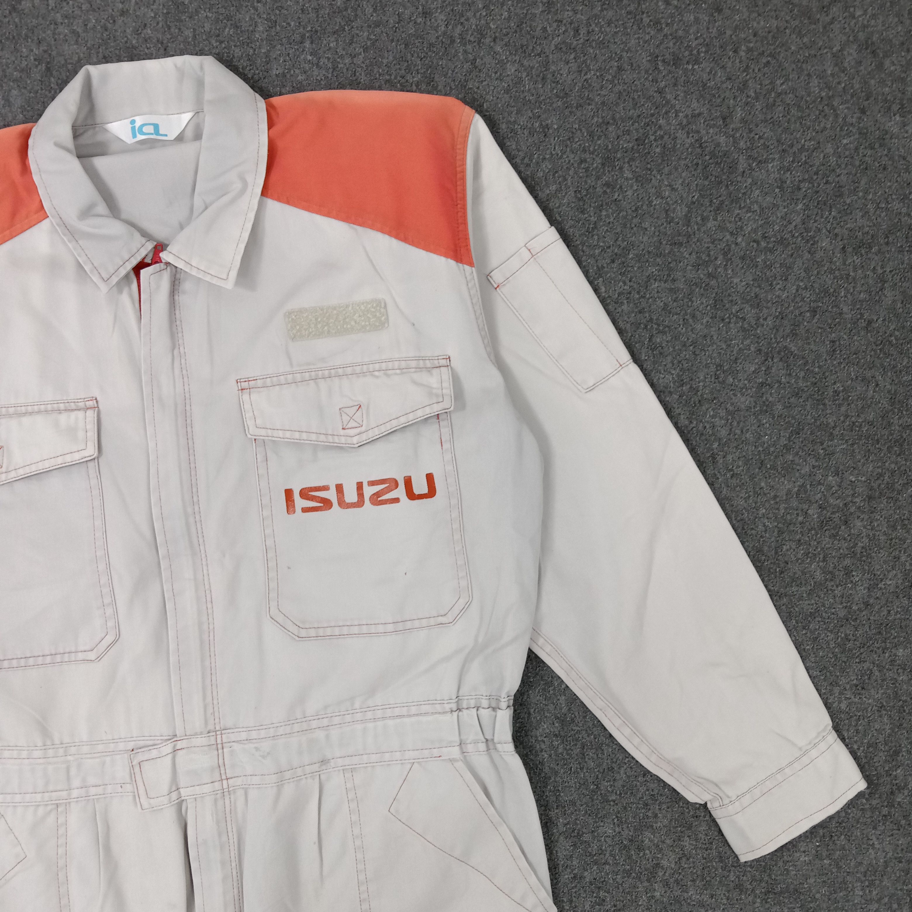 Japanese Brand × Vintage ISUZU Japanese Brand Racing Workwear Coverall Jacket Size US L / EU 52-54 / 3 - 6 Thumbnail