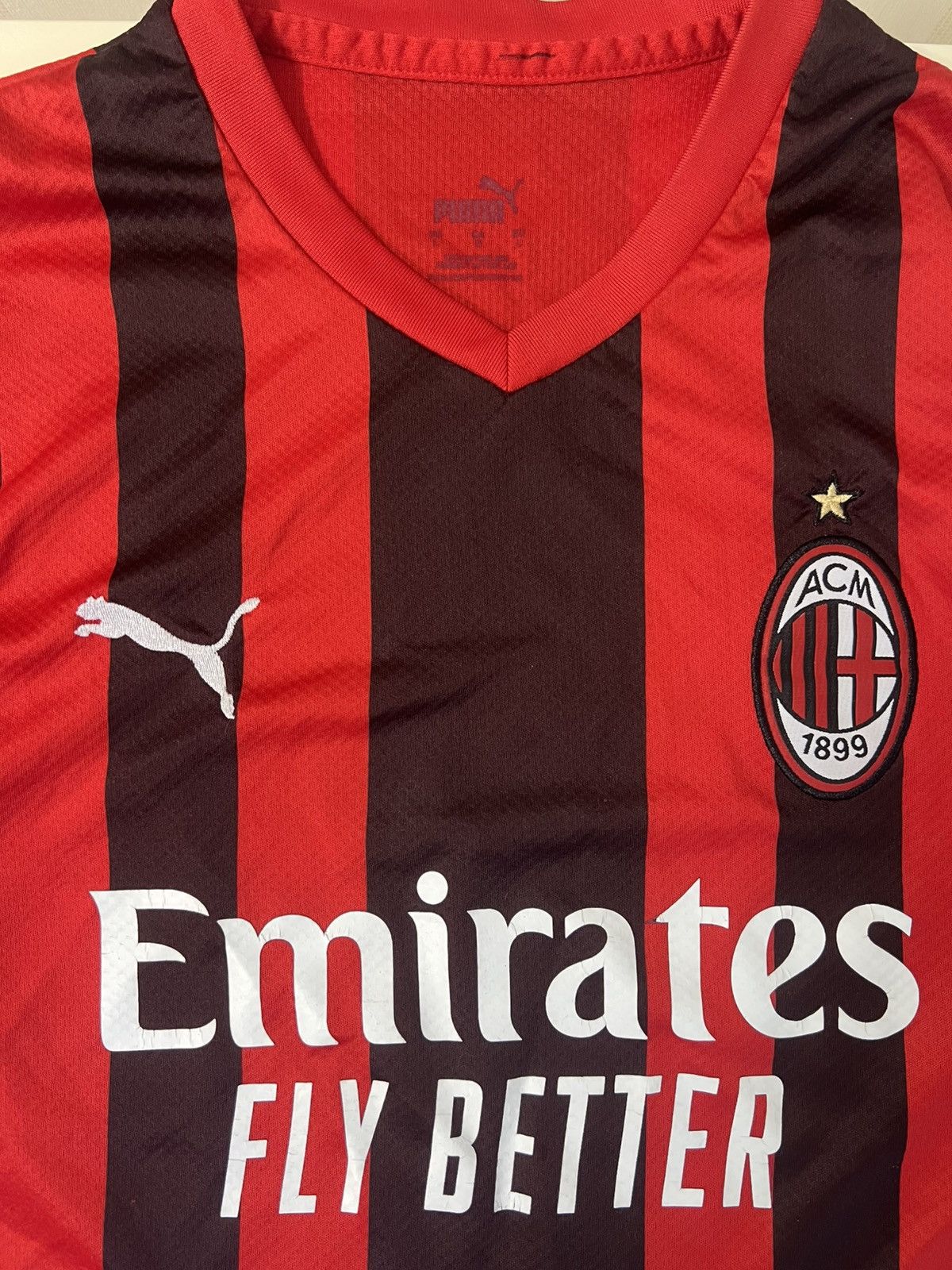 Puma AC Milan Home Men’s Jersey Size US L / EU 52-54 / 3 - 2 Thumbnail