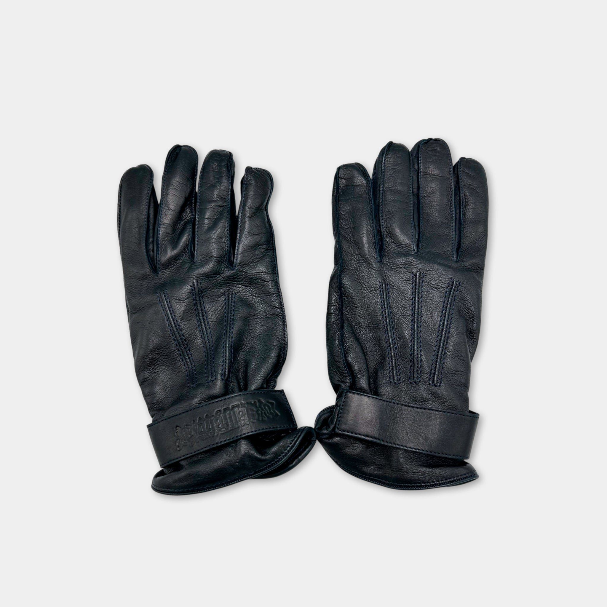 John Galliano Galliano Black Leather Gloves Size ONE SIZE - 1 Thumbnail