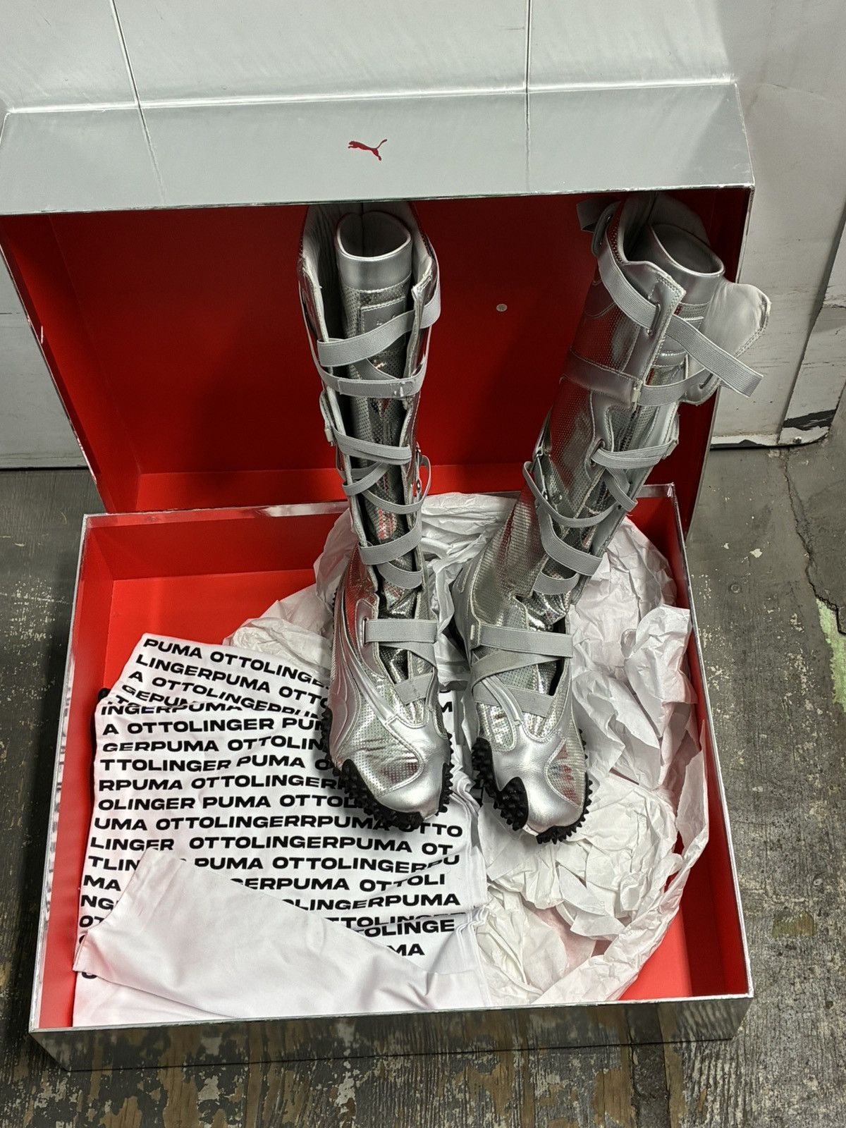 Ottolinger × Puma Ottolinger x Puma high top knee high boot Size US 11 / EU 44 - 2 Thumbnail
