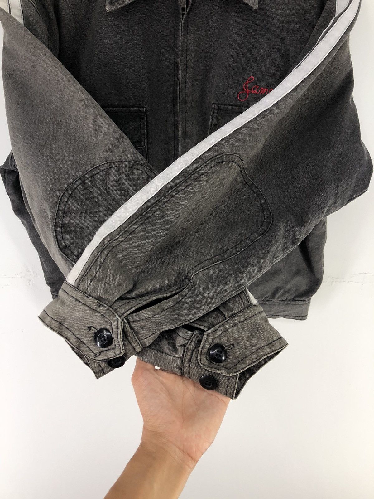 Japanese Brand Vintage Japanese Brand Tailor Hot Duck Canvas Faded Jacket Size US L / EU 52-54 / 3 - 16 Thumbnail