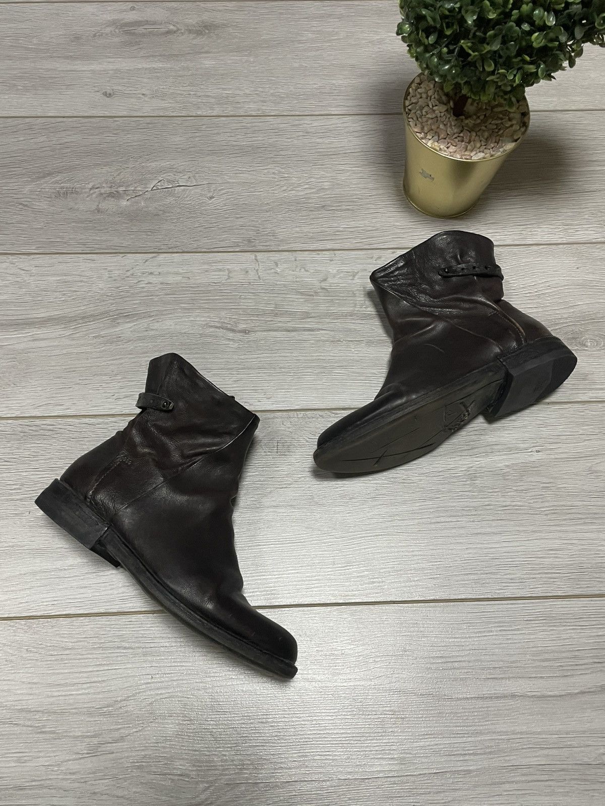 A.S.98 AS98 Airstep Distressed Leather Engineered Boots eb0 Size US 9 / IT 39 - 2 Thumbnail