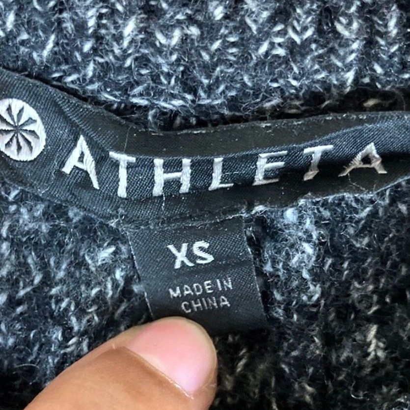 Athleta Athleta Womens Sweater Charcoal Crew Neck Pullover Wool Cashmere XS Size XS / US 0-2 / IT 36-38 - 6 Thumbnail