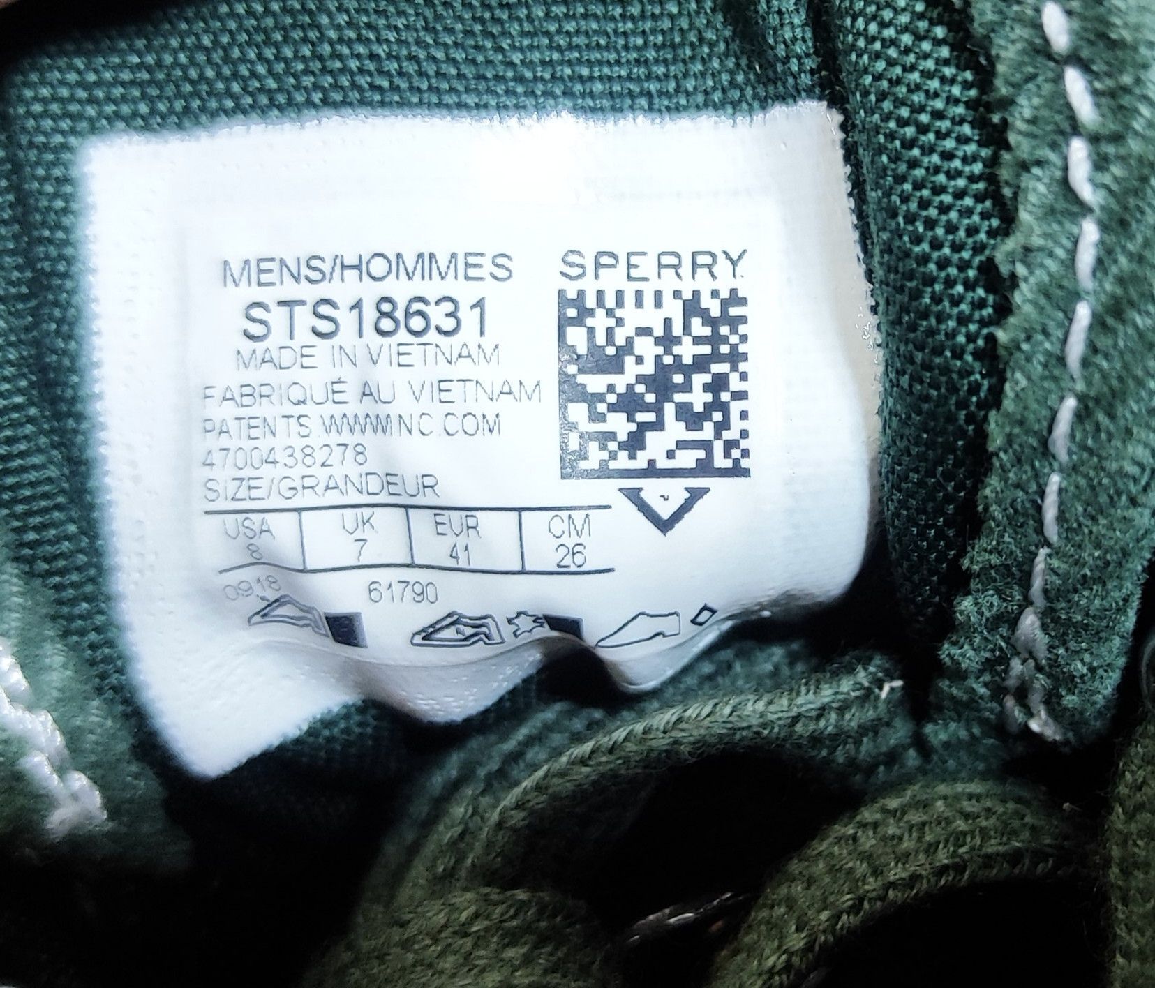 Sperry Sperry Top-Sider Corduroy Green Mens Size US 8 / EU 41 - 7 Thumbnail