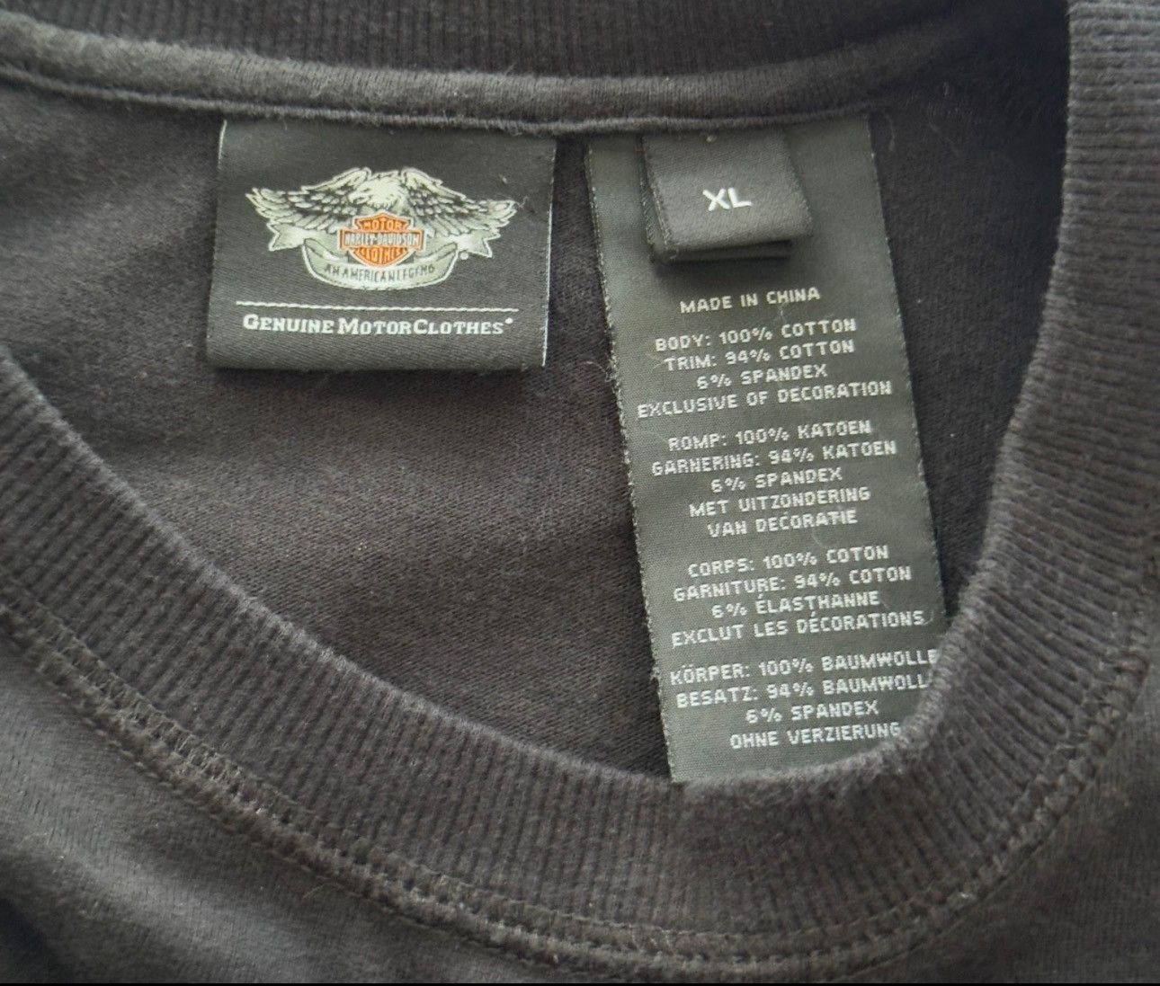 Harley Davidson Vintage 2000s Harley Davidson long sleeve Size US XL / EU 56 / 4 - 3 Thumbnail