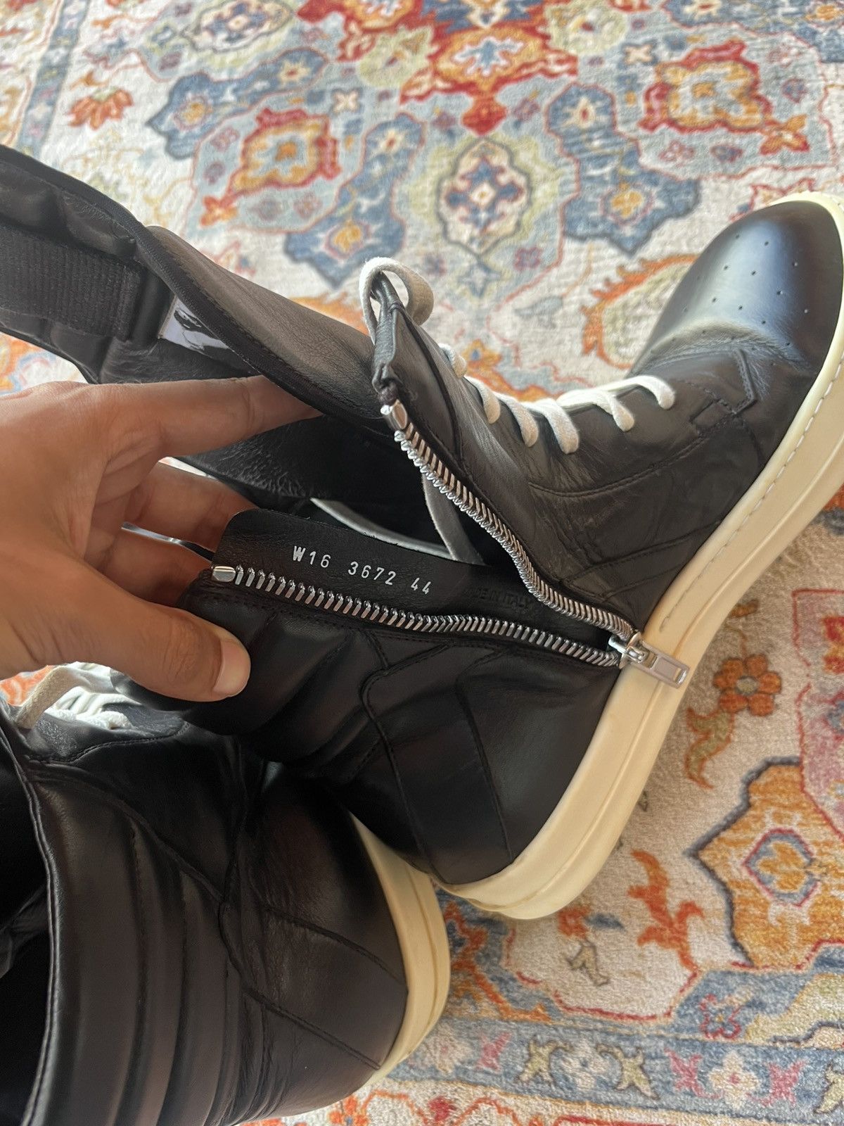 Rick Owens Rick owens Geobaskets Size US 11 / EU 44 - 6 Thumbnail
