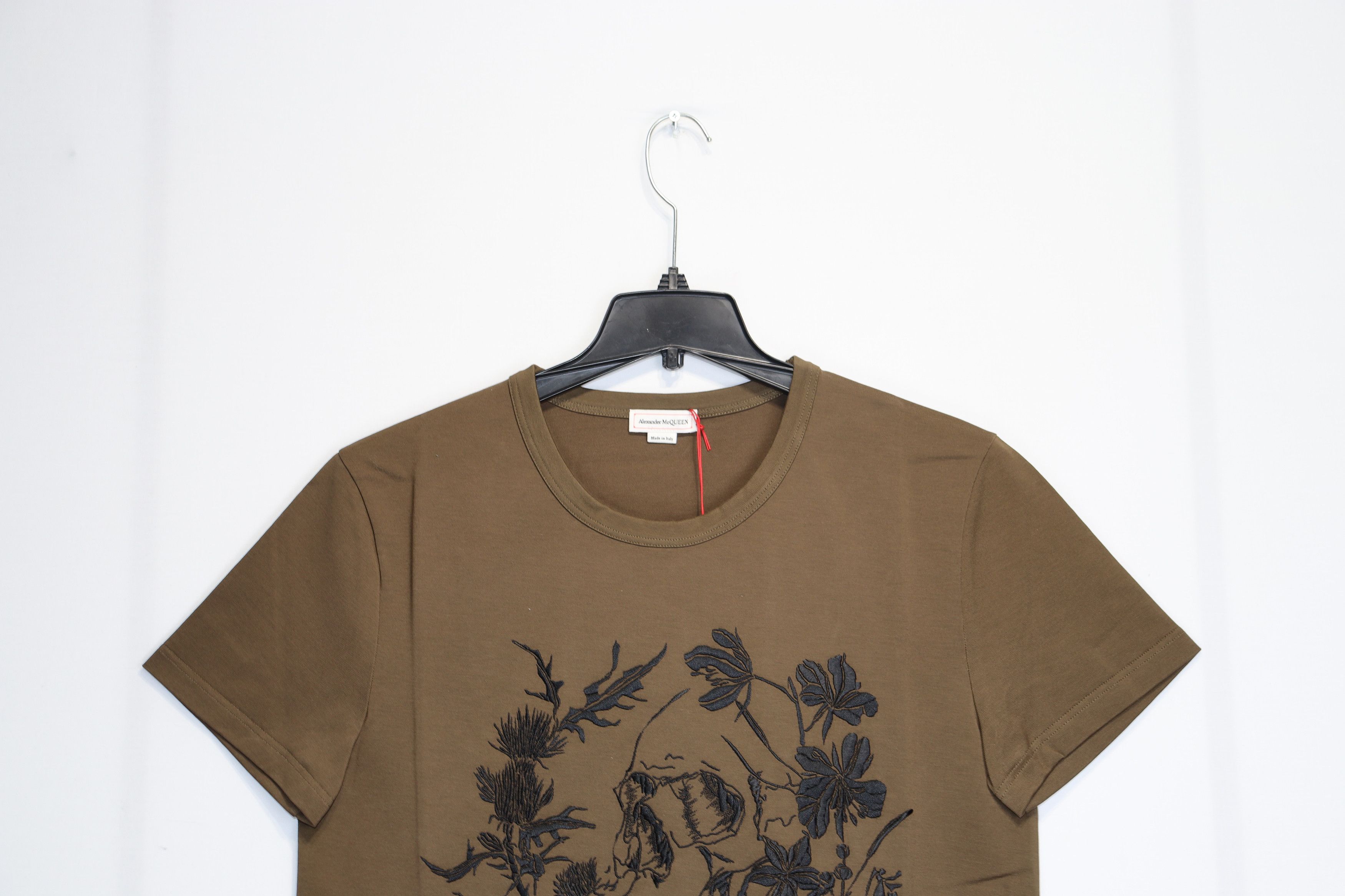 Alexander McQueen o1rshd1 T-Shirt in Brown Size US L / EU 52-54 / 3 - 3 Thumbnail