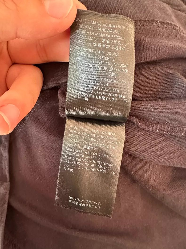Balenciaga Balenciaga Short Sleeve T-Shirt, Size XS, Classic Wave Pri Size US XS / EU 42 / 0 - 4 Thumbnail