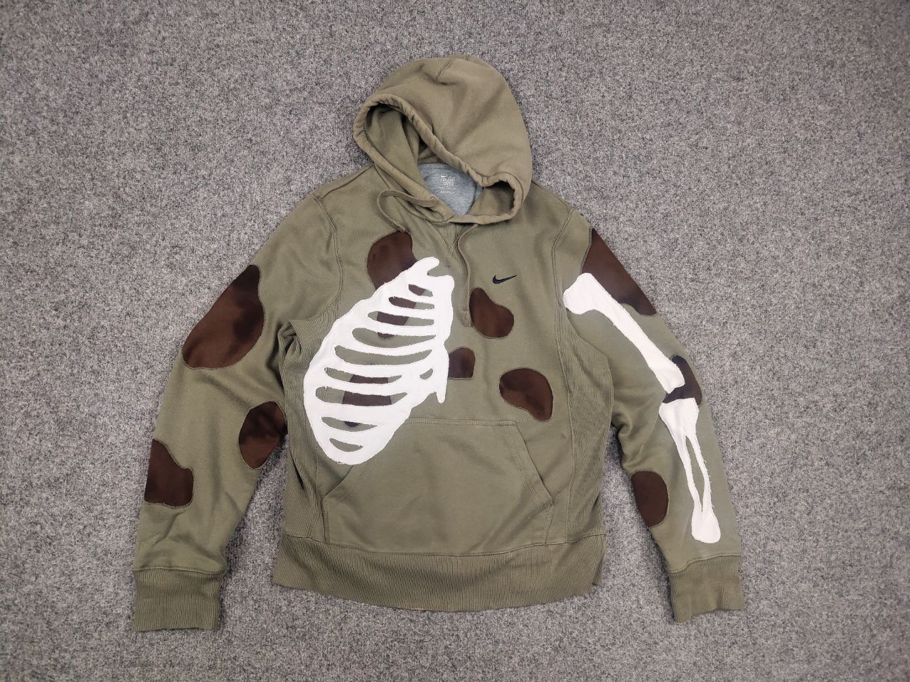 Nike Vintage Nike Military Skeleton Embroidered logo Hoodie Y2K Size US S / EU 44-46 / 1 - 9 Thumbnail