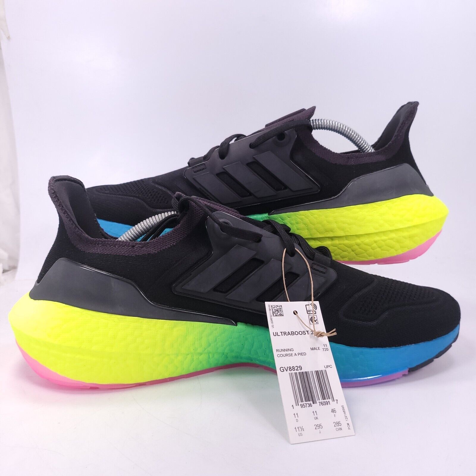 Adidas Adidas Ultraboost 22 Shoe Mens Size 11.5 GV8829 Black Multi Size US 11.5 / EU 44-45 - 5 Thumbnail