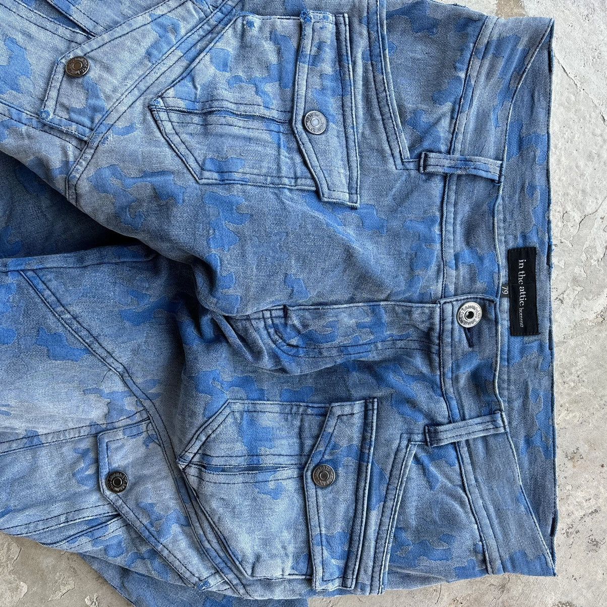 In The Attic Vintage In The Attic Double Waist Karakuri Baggy Jeans Size US 34 / EU 50 - 9 Thumbnail