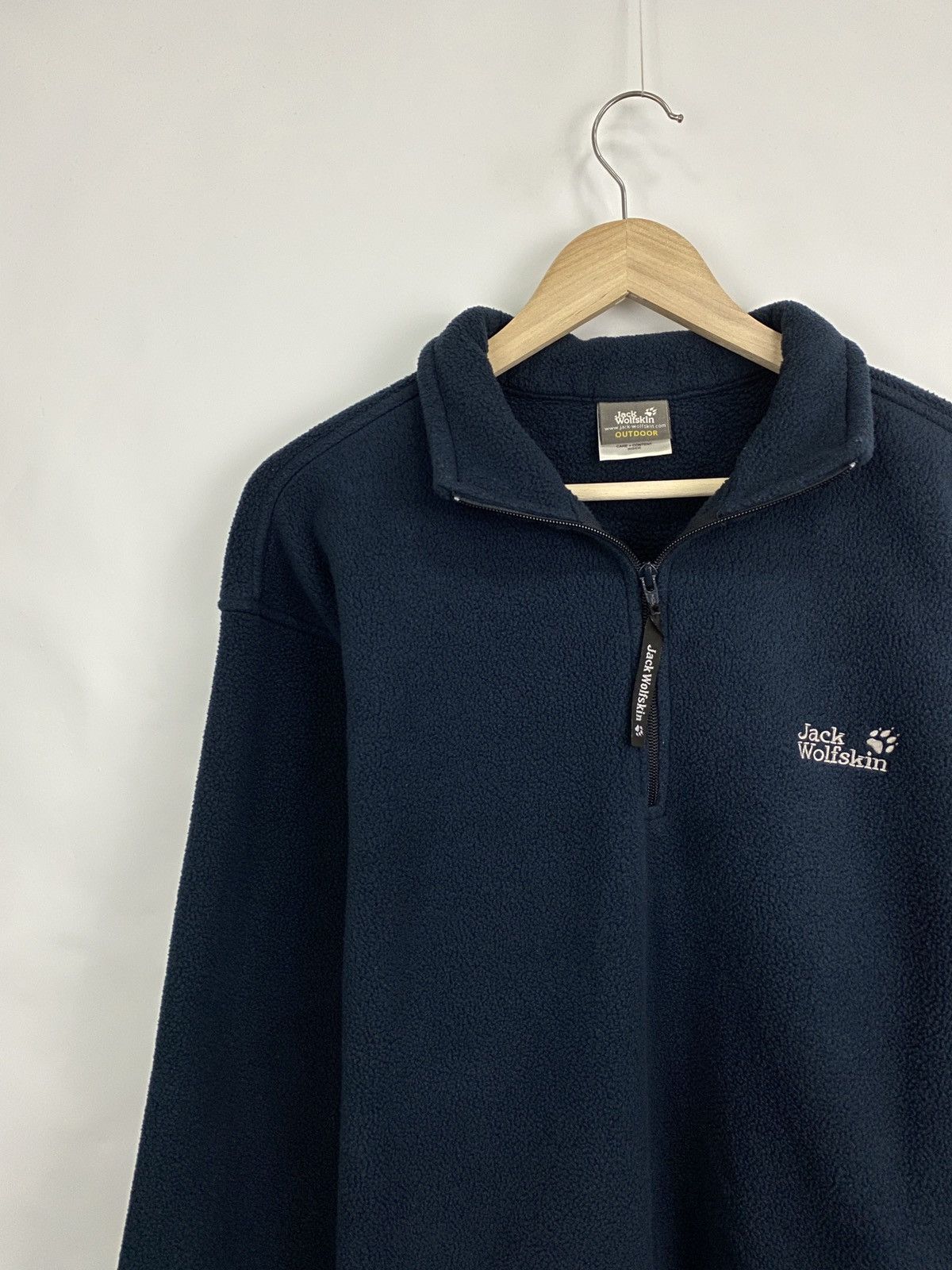 Jack Wolfskin 🧗🇺🇸 Y2K Jack Wolfskin Fleece Hoodie Rare Retro Hype Size US L / EU 52-54 / 3 - 6 Thumbnail