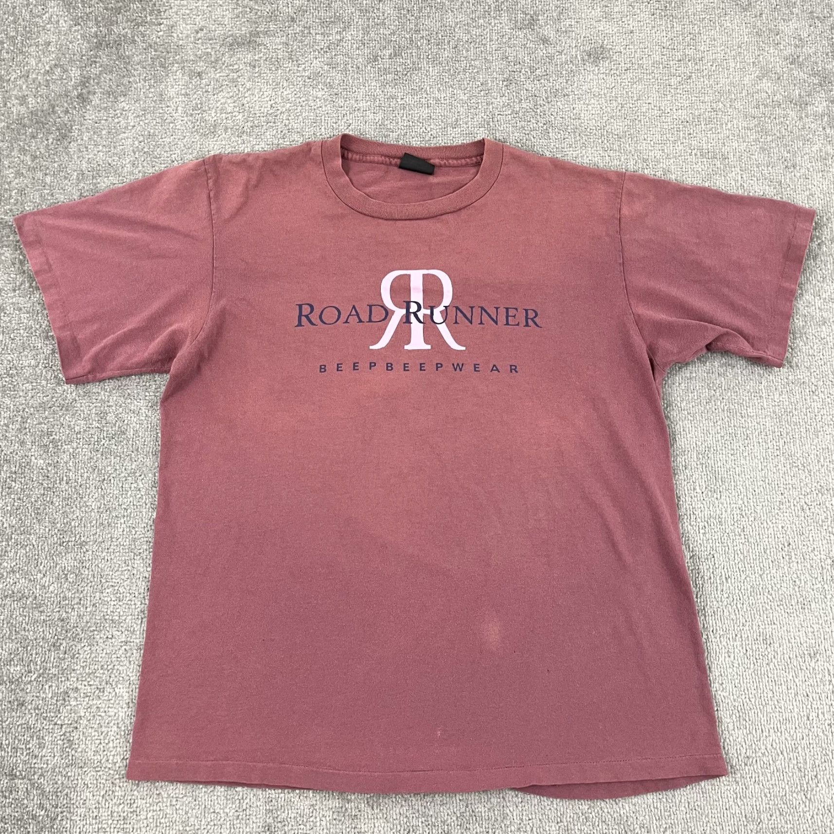 Changes VINTAGE Changes Road Runner Shirt Mens L Pink Graphic Double Sided Cartoon Tee 1996 90s Men Shirt Size US L / EU 52-54 / 3 - 4 Thumbnail