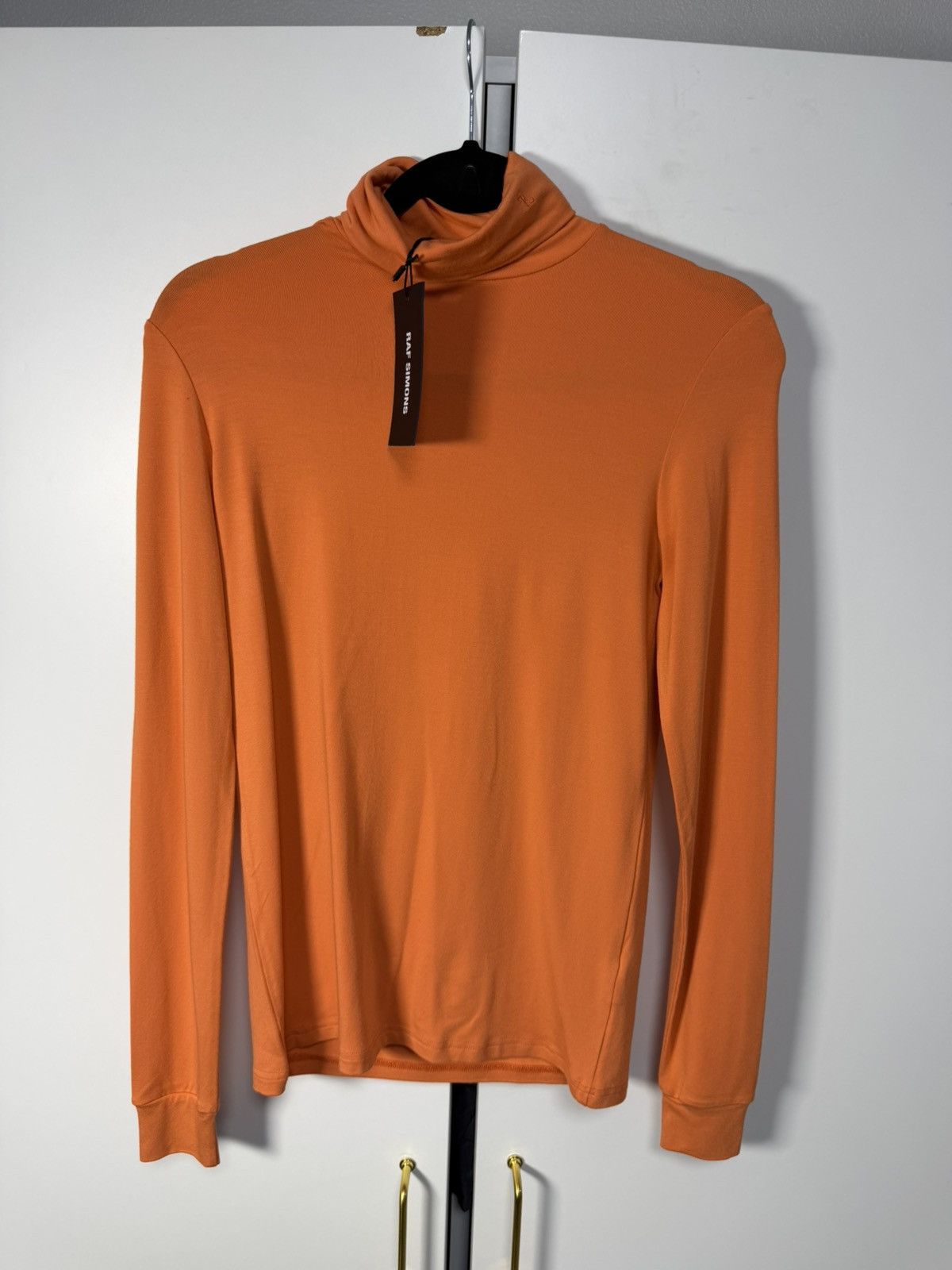 Raf Simons Raf Simons Orange Turtleneck sweater Size US S / EU 44-46 / 1 - 2 Thumbnail
