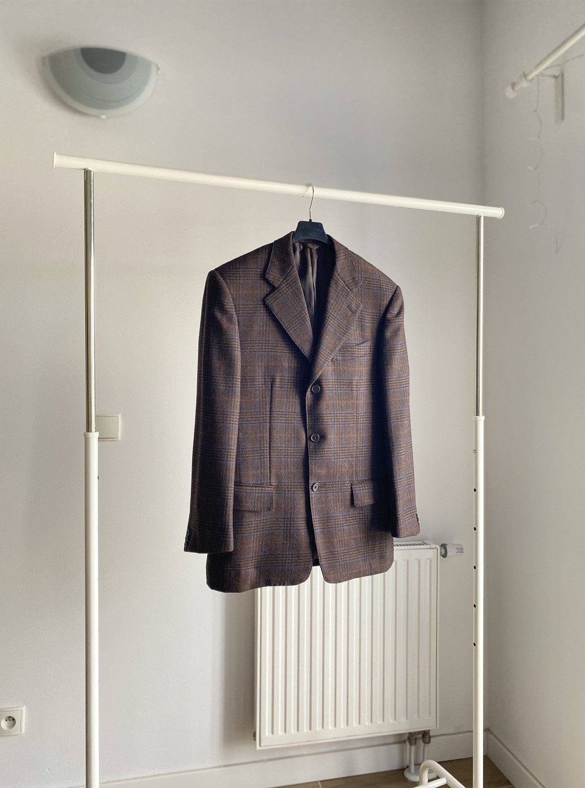 Luigi Bianchi Luigi Bianchi 100% Wool Checkered Blazer Size 42R - 5 Thumbnail